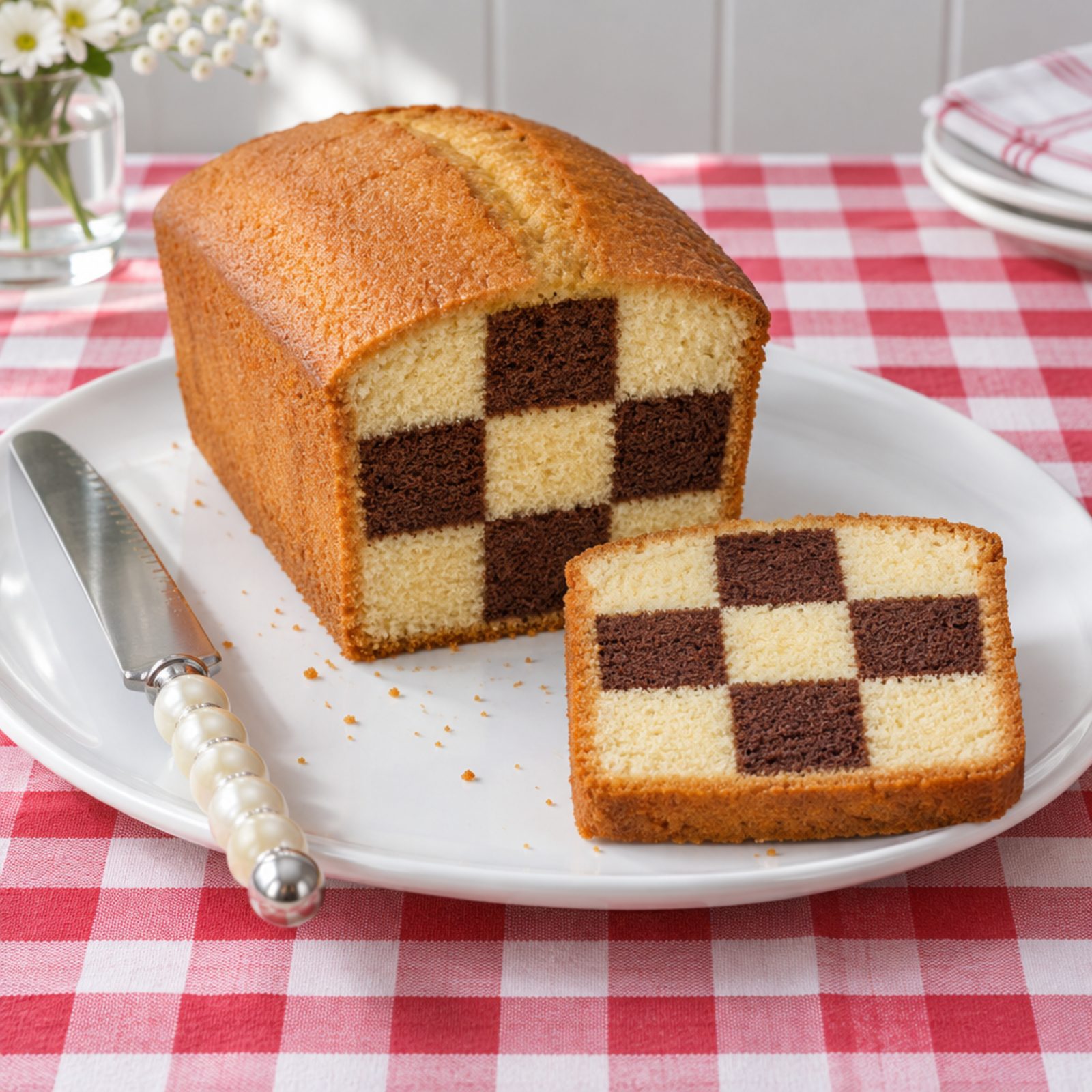 A Humble Loaf Cake With a Checkerboard Interior