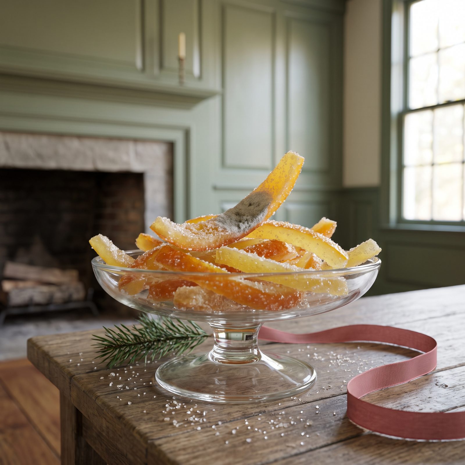 Inspect Candied Citrus Peel for Mold
