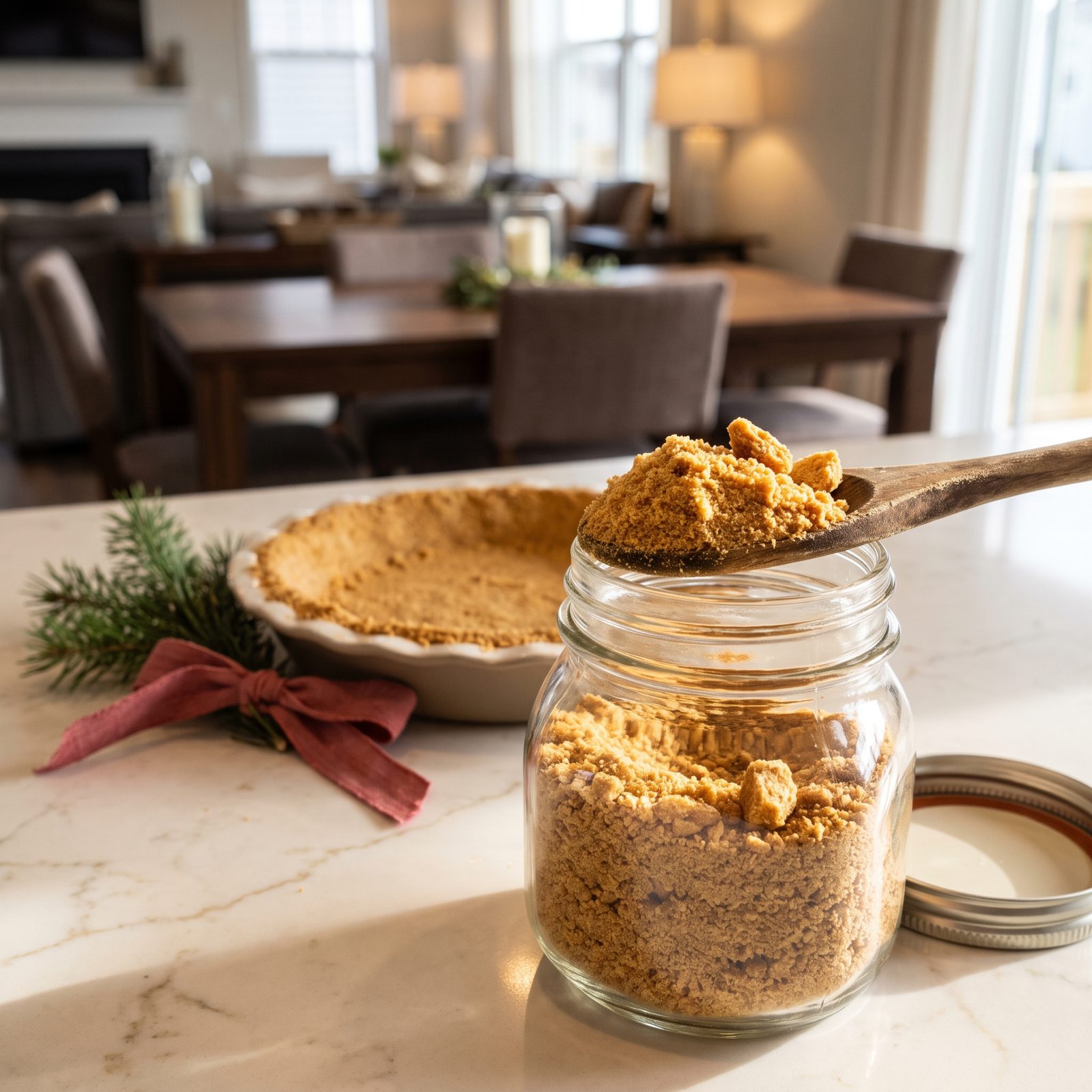 Inspect Graham Cracker Crumbs for Staleness