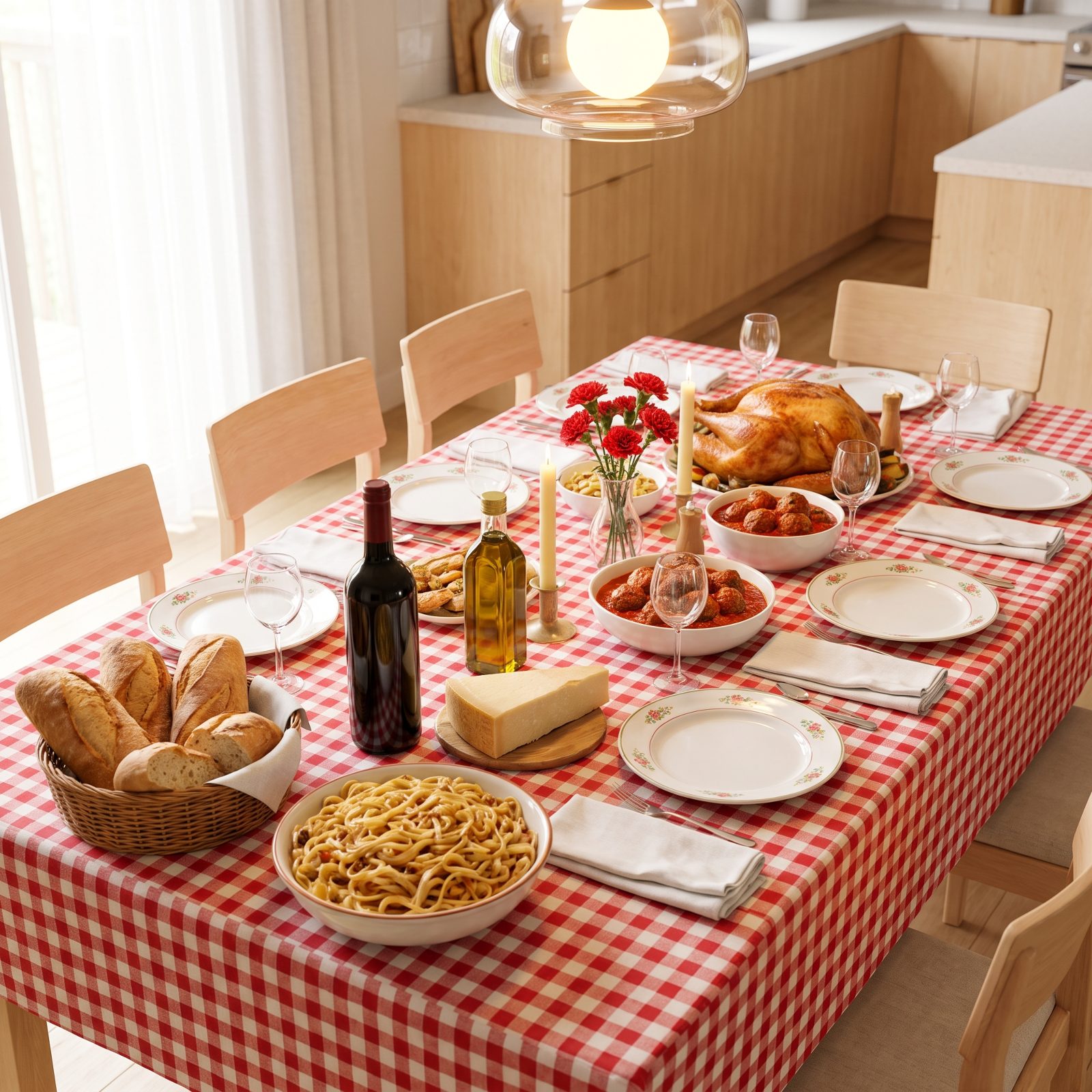 The Italian-American Family Feast Table