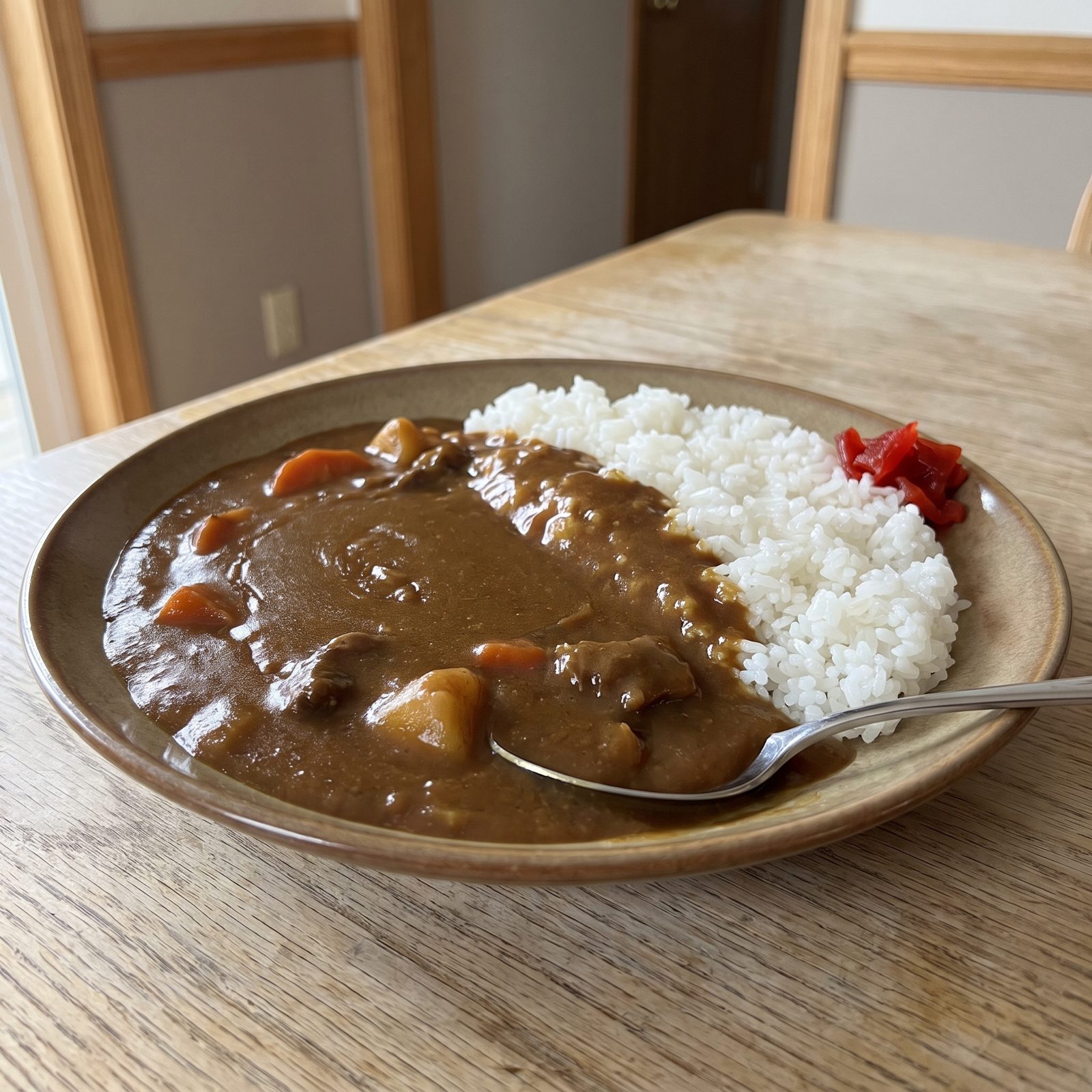 Japanese Curry Over Sticky Rice