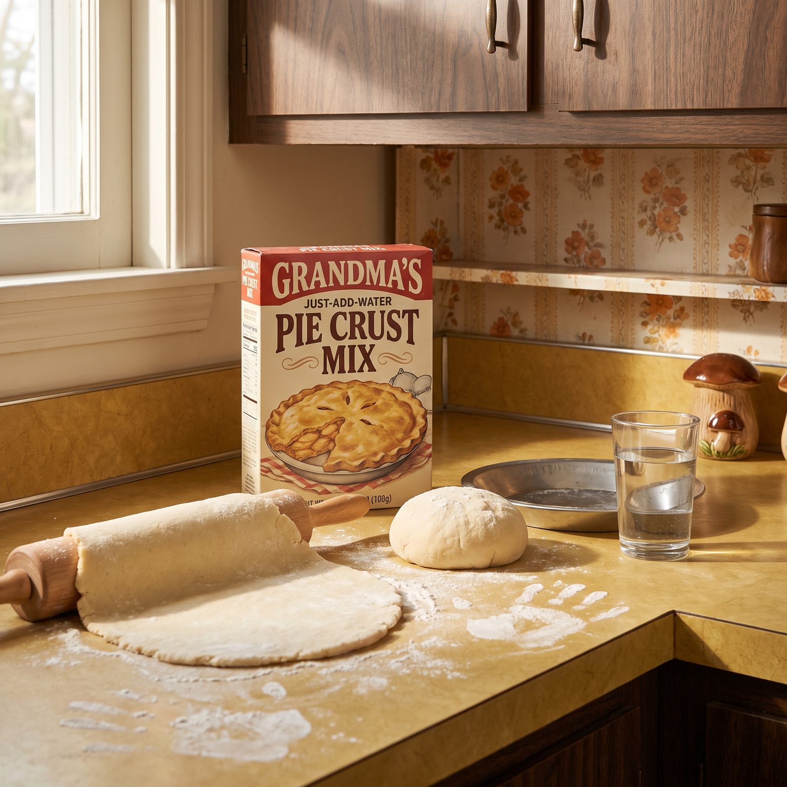 Just-Add-Water Pie Crust Mix