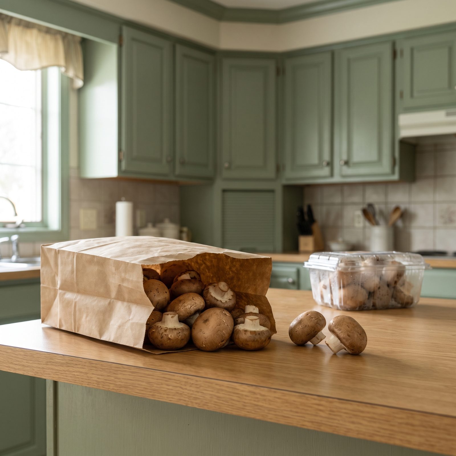Keep Mushrooms in a Paper Bag Instead of Sealed Plastic