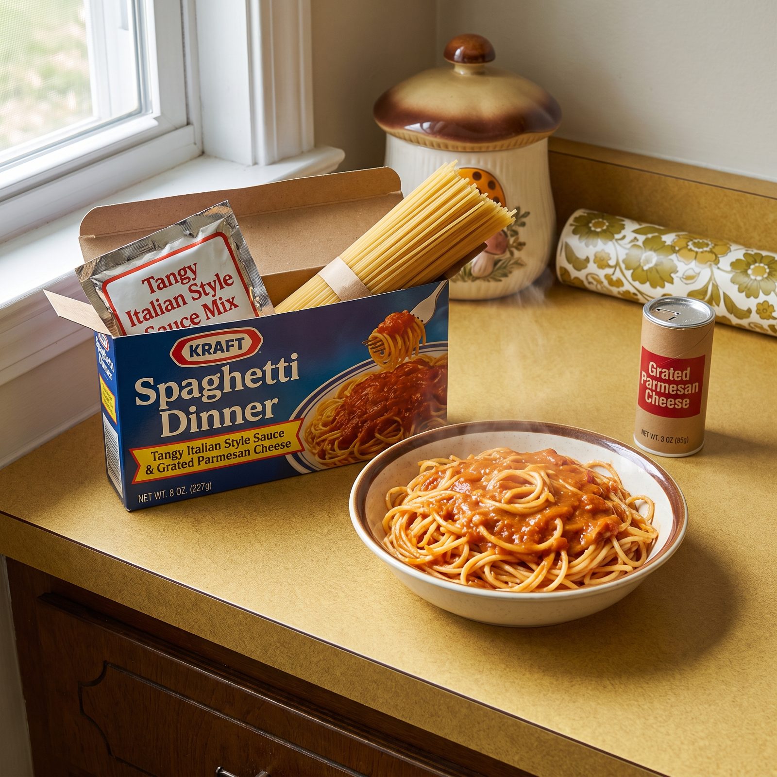 Kraft Spaghetti Dinner in a Box