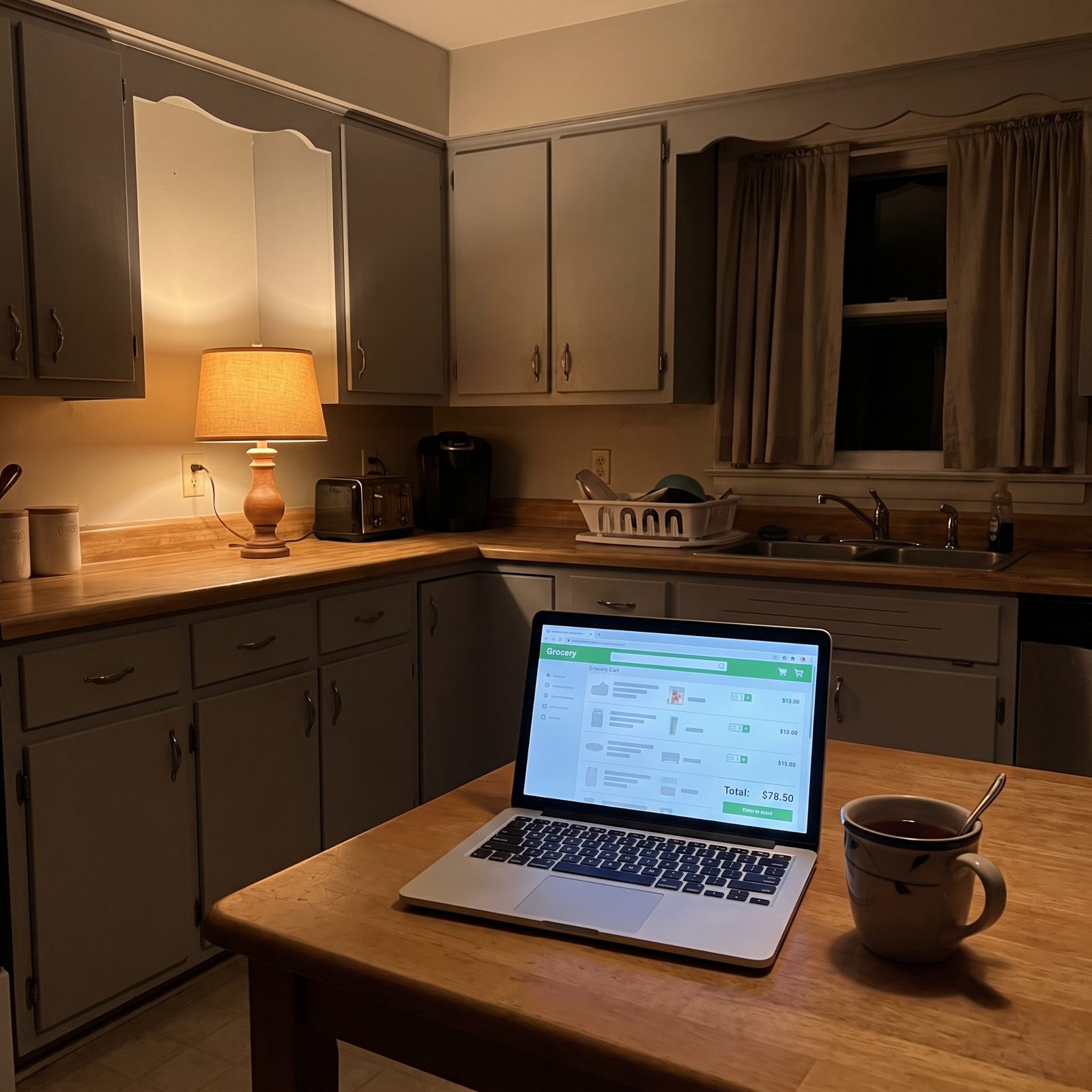 Leave an Online Grocery Cart Overnight Before Paying