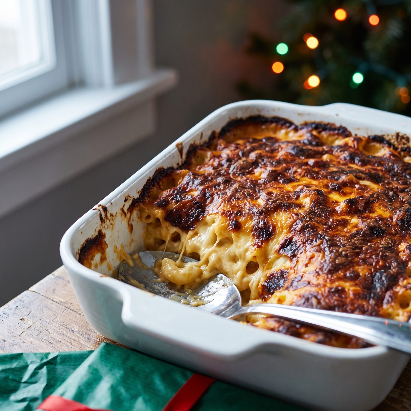 Macaroni and Cheese With Browned Corners