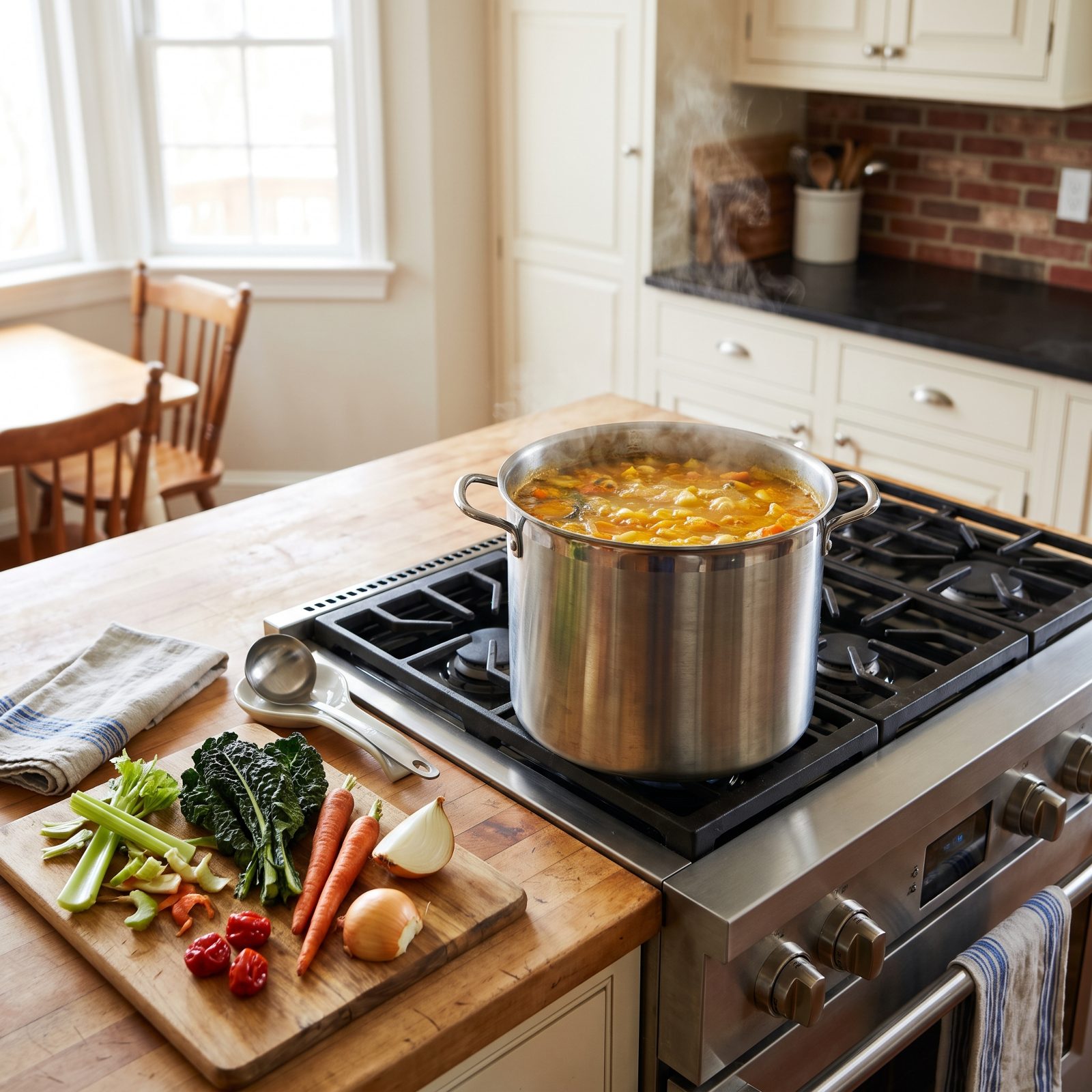 Making Soup to Clear Out the Crisper Drawer