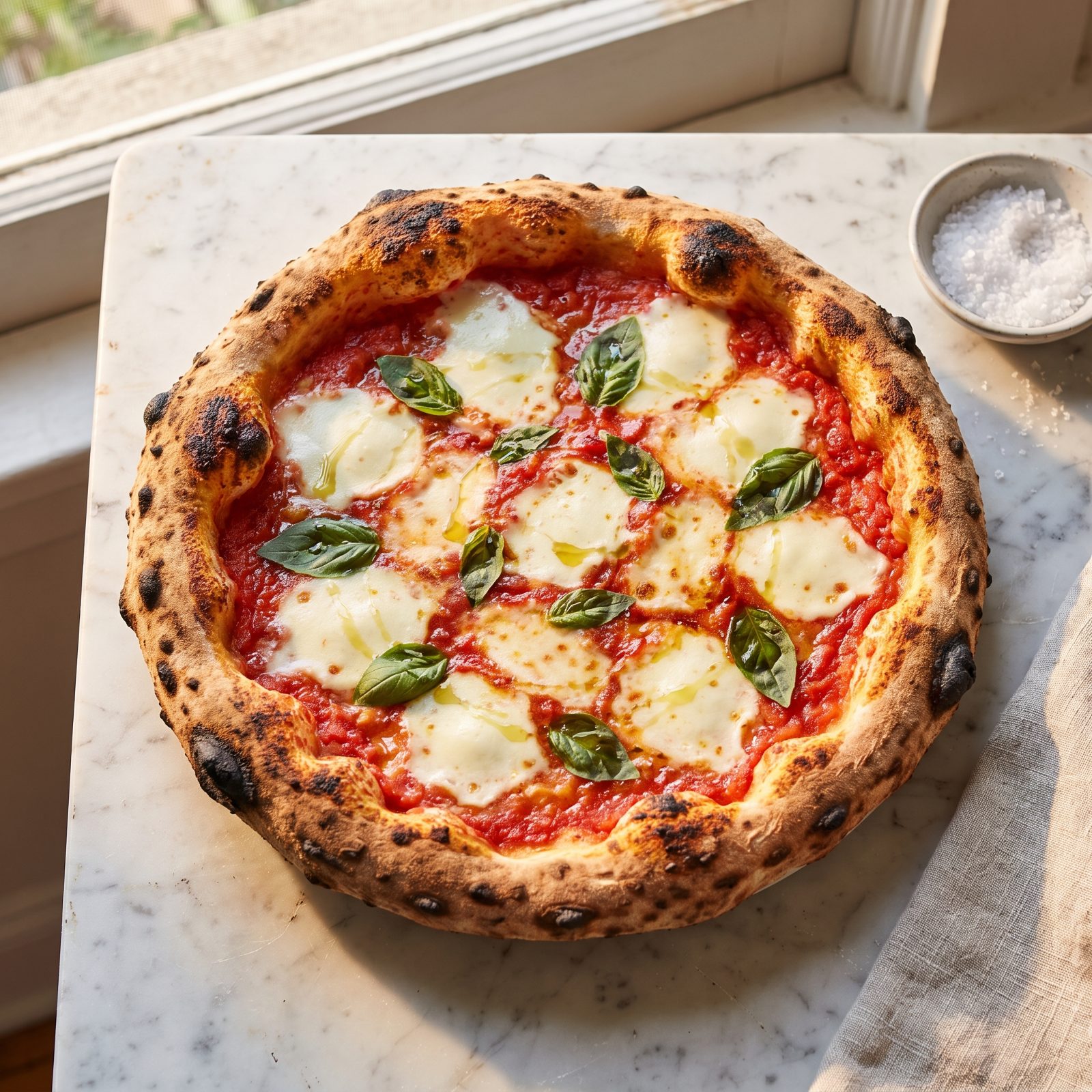 Margherita With a 72-Hour Fermented Crust