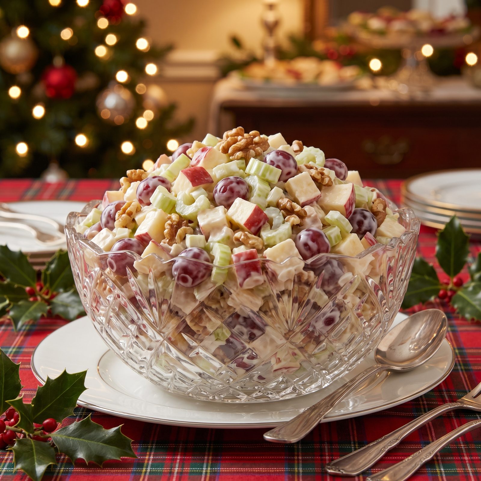 A Mayonnaise-Dressed Waldorf Salad