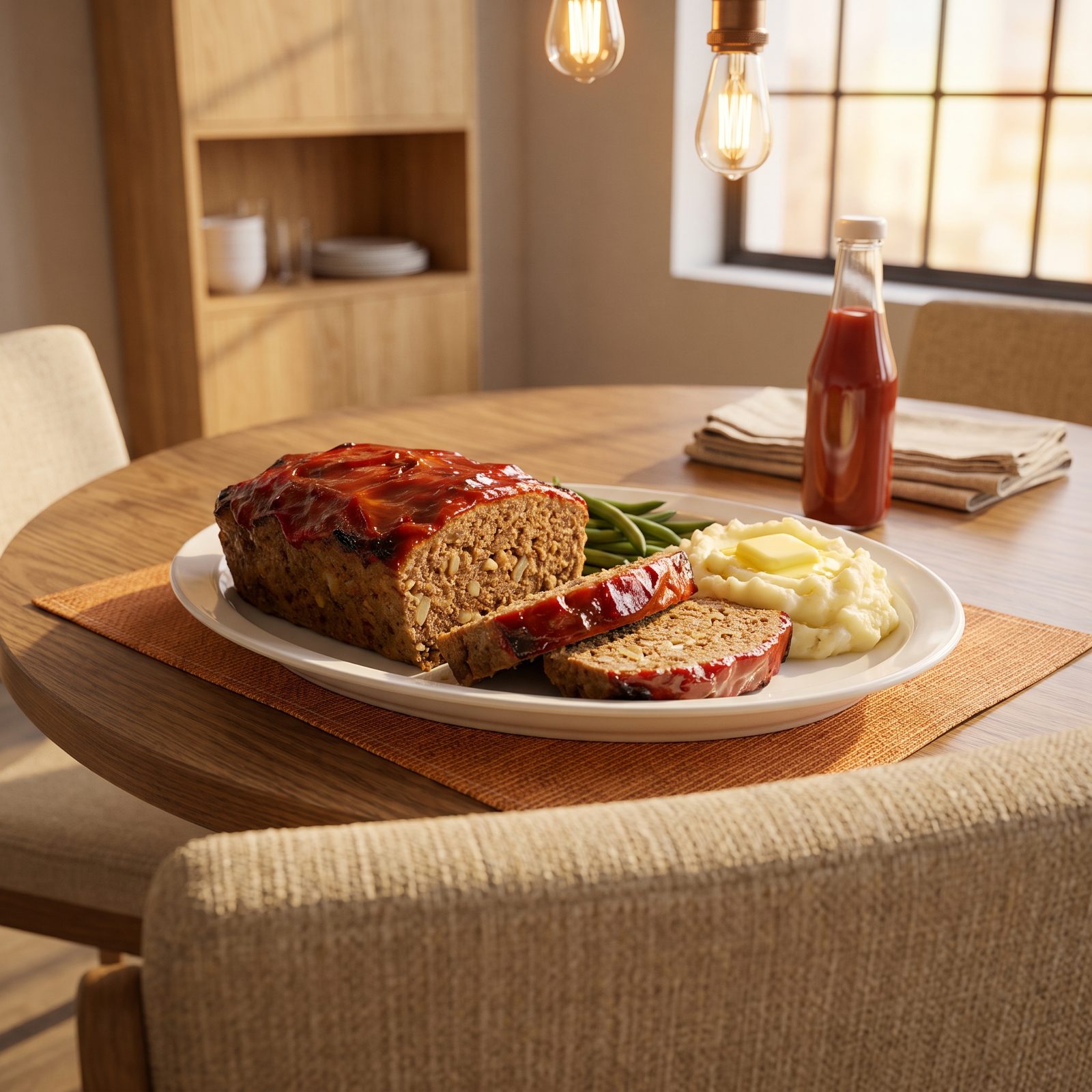 Meatloaf With a Ketchup Glaze