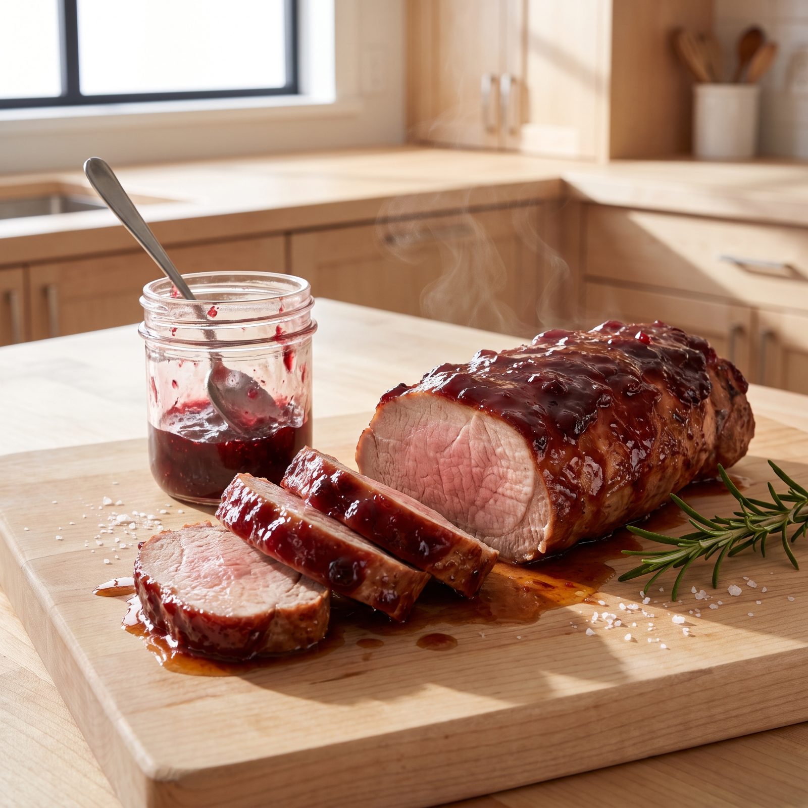 Melt Leftover Jam Into a Pork Glaze