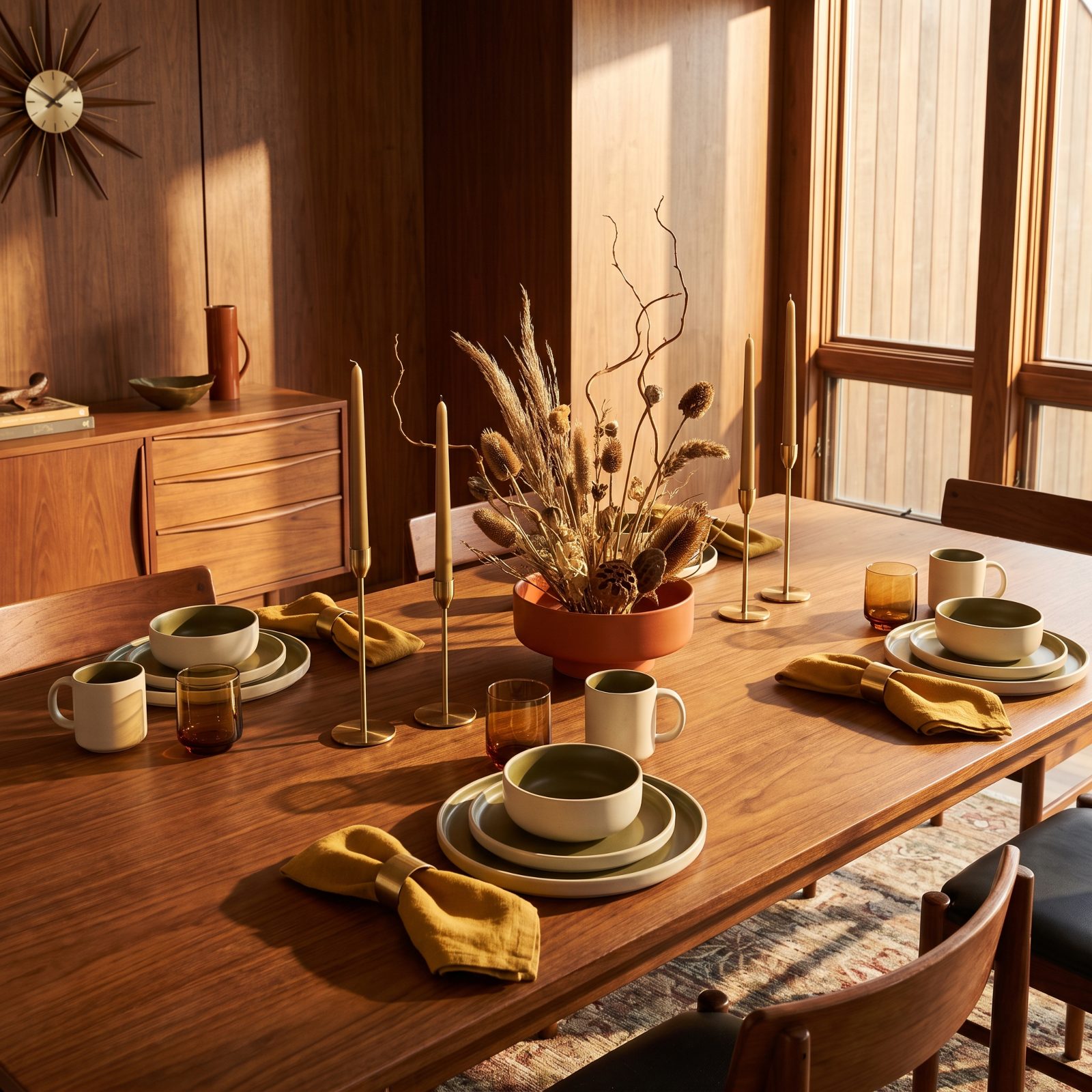 The Midcentury Modern Thanksgiving Table
