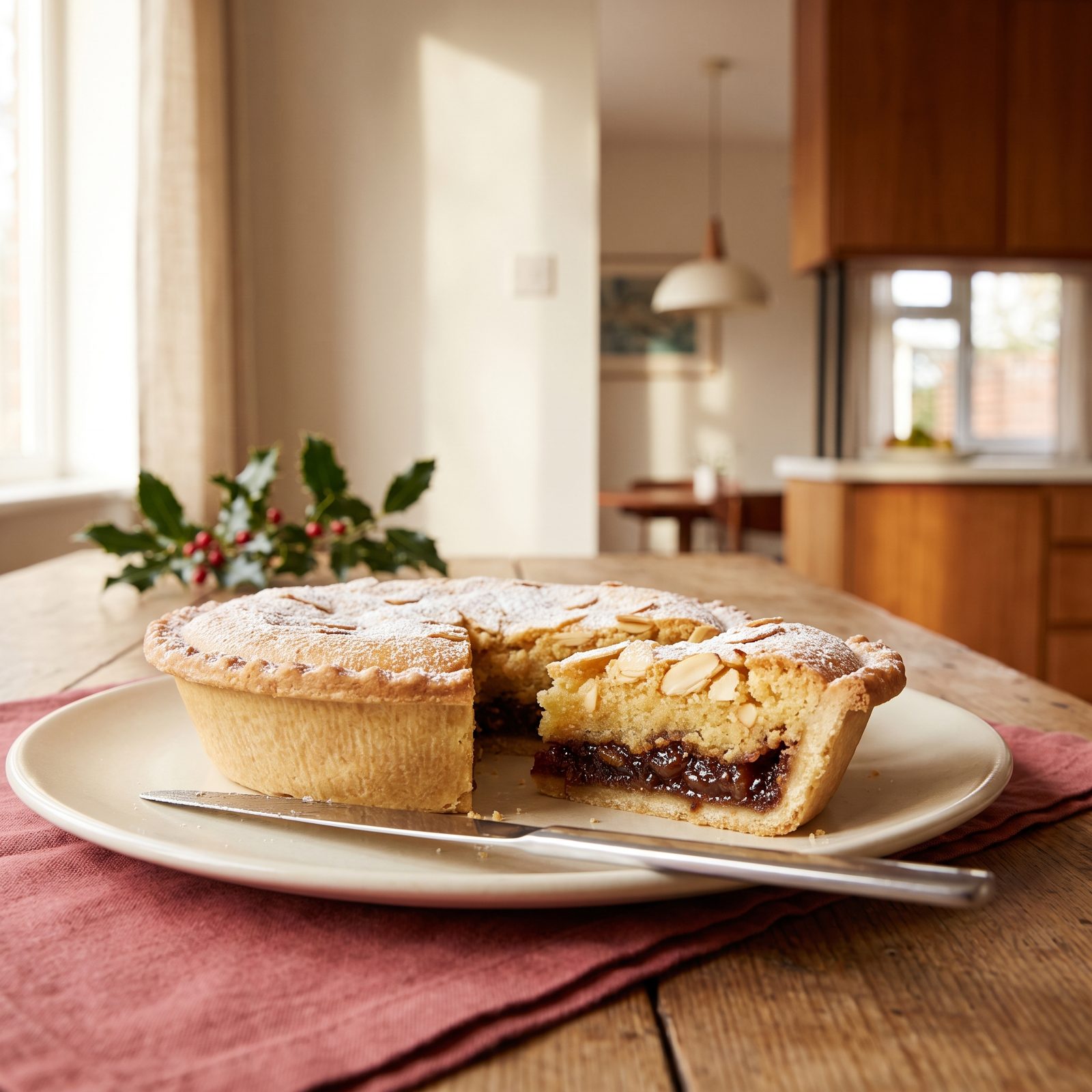 Mince Pie With a Hidden Frangipane Layer