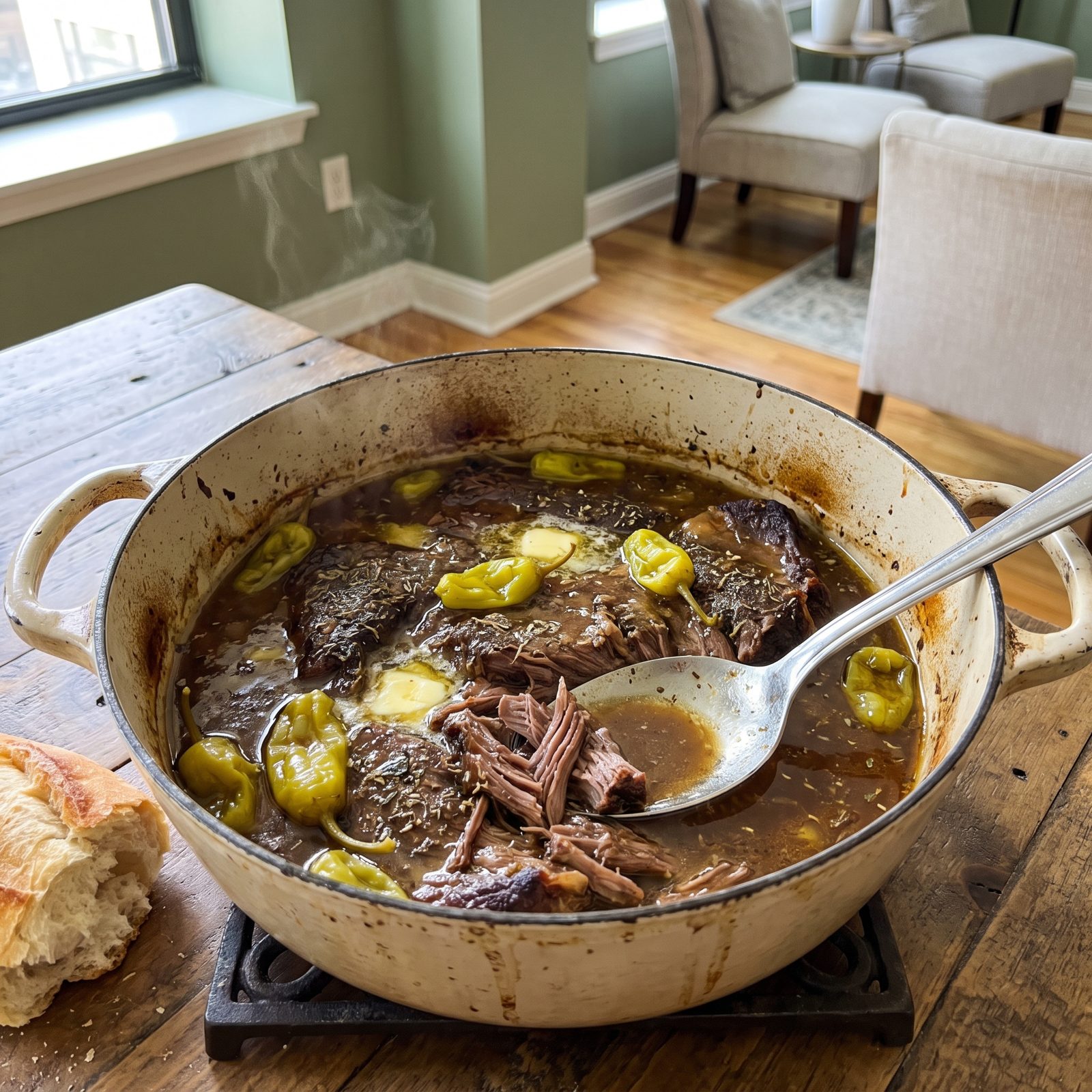 Mississippi Pot Roast With Pepperoncini