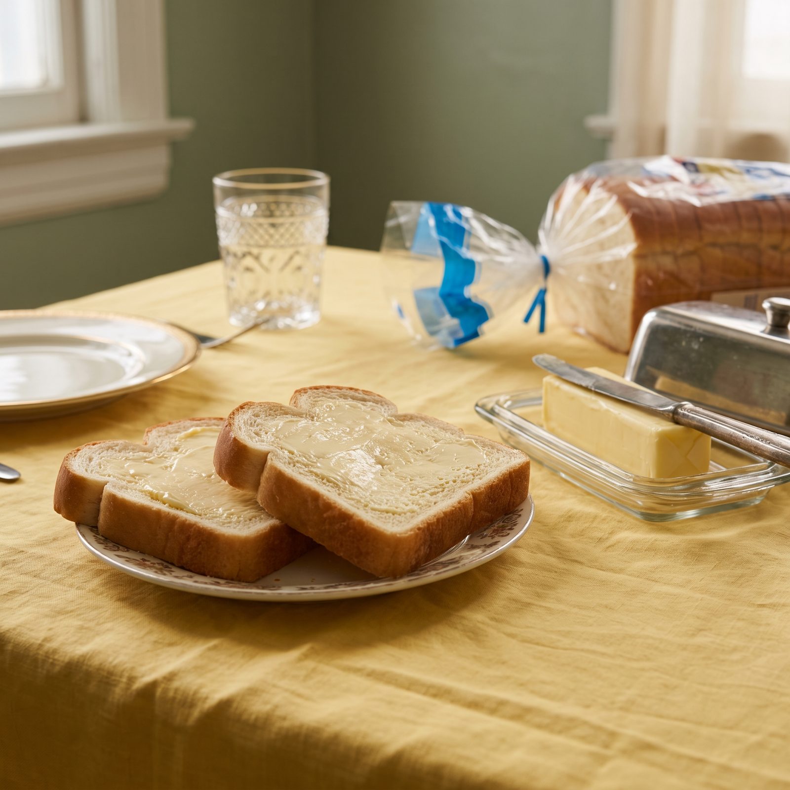 Monday's Sliced White Bread with Margarine