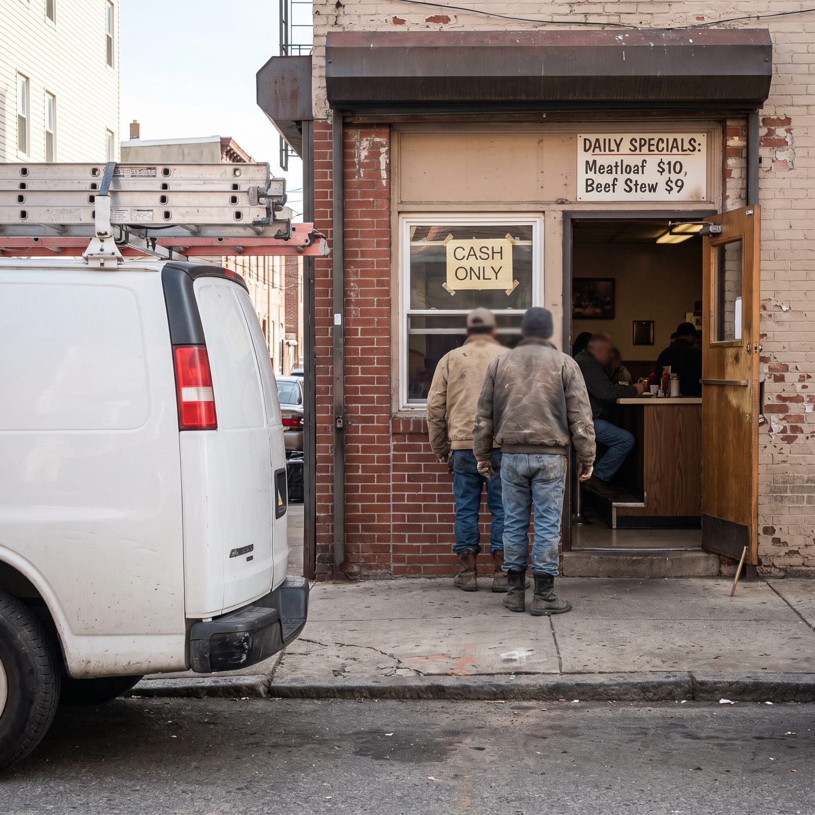 Nearby Tradespeople Choose It for Their Meal Break