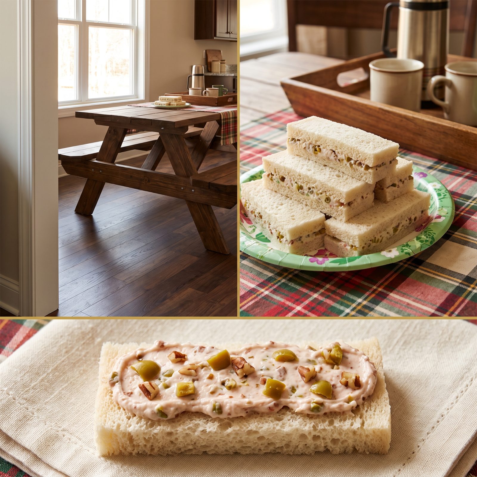 Olive-Nut Sandwiches
