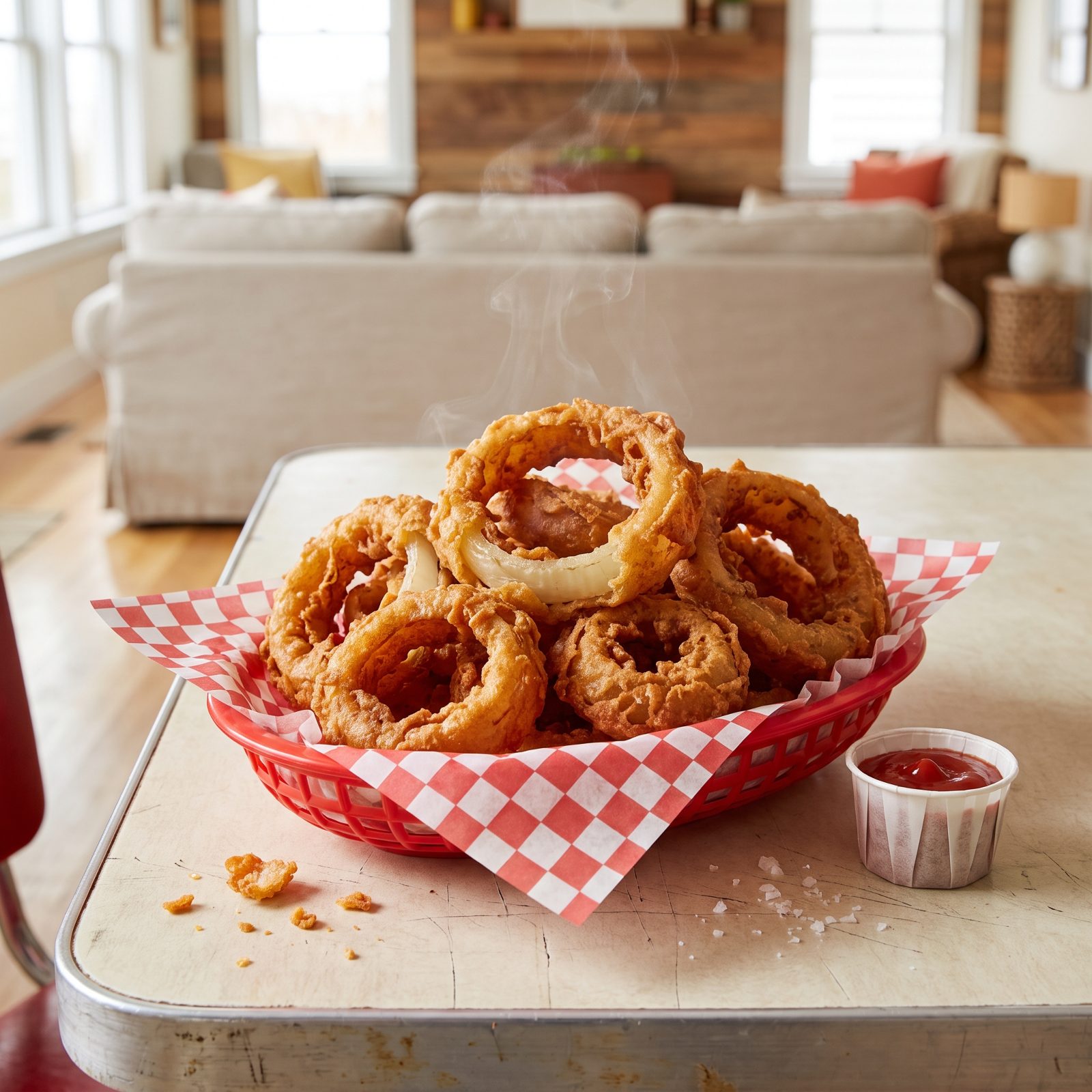 Onion Rings With Batter That Shatters When You Bite