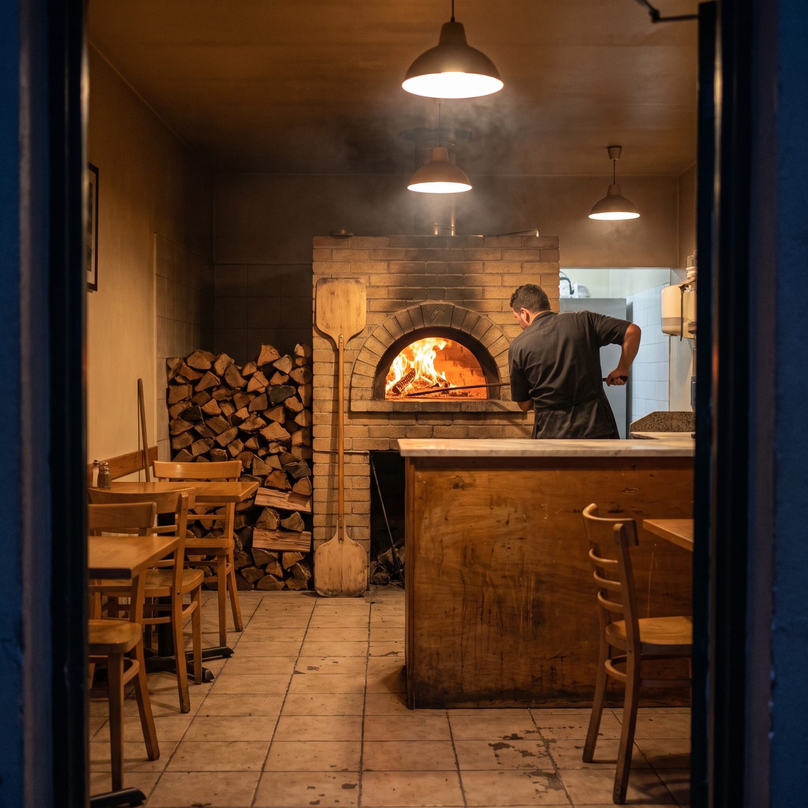 The Oven Fire Is Bright and Properly Managed