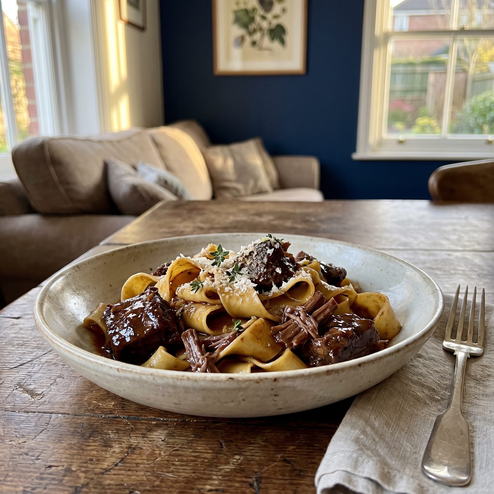 Pappardelle With Slow-Braised Short Rib