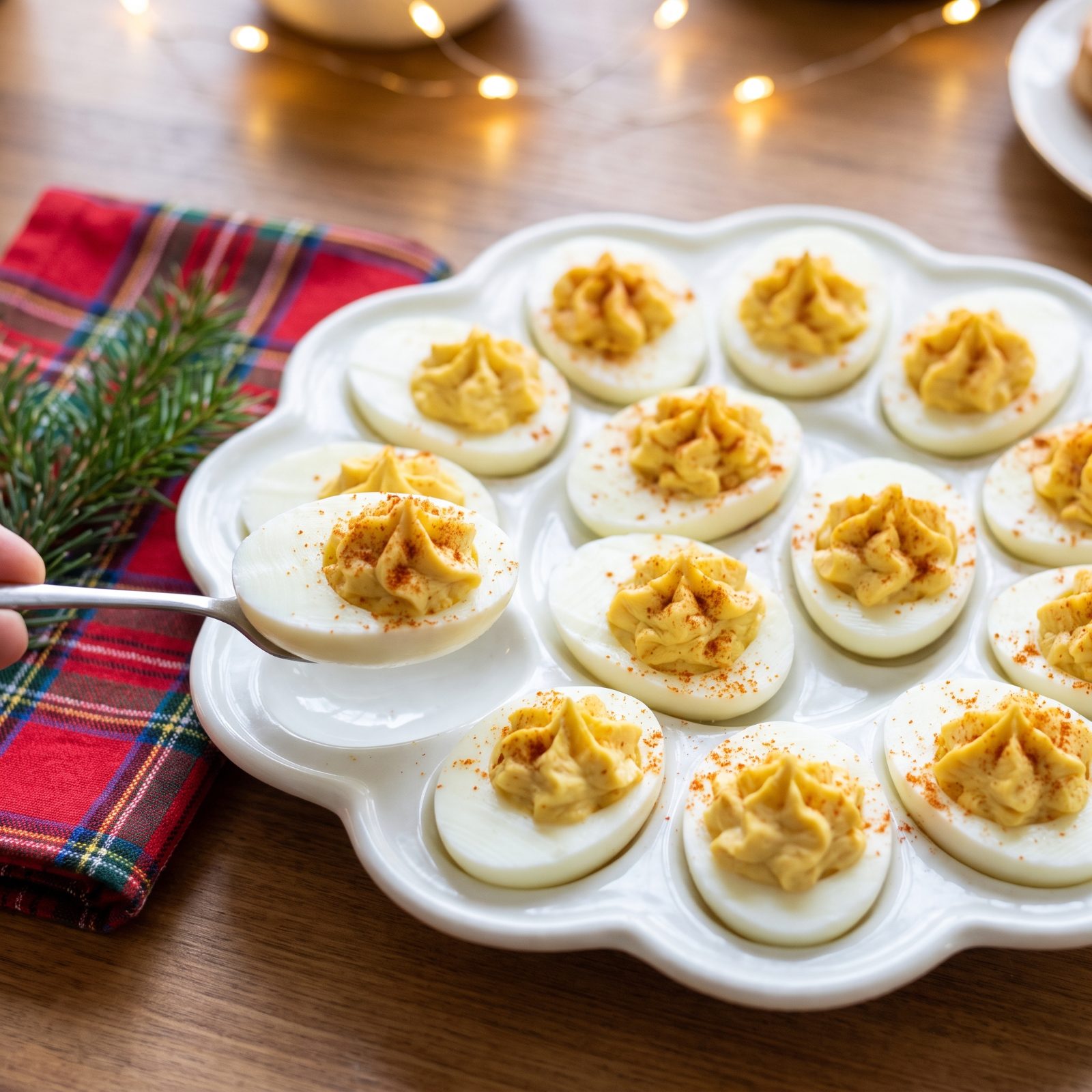 Paprika-Topped Deviled Eggs That Go First Every Time