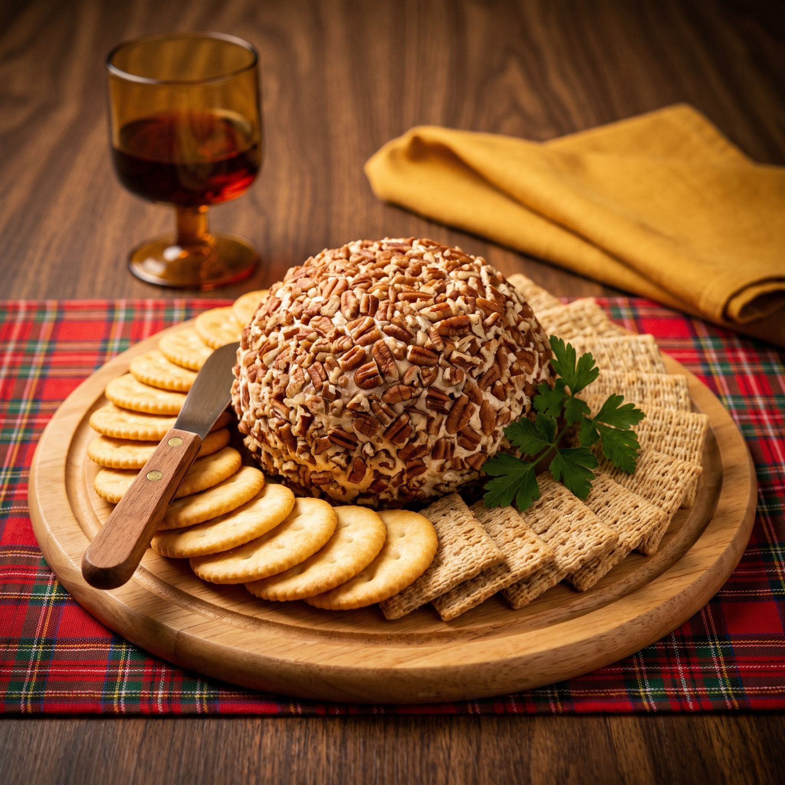 The Pecan-Crusted Port Wine Cheese Ball