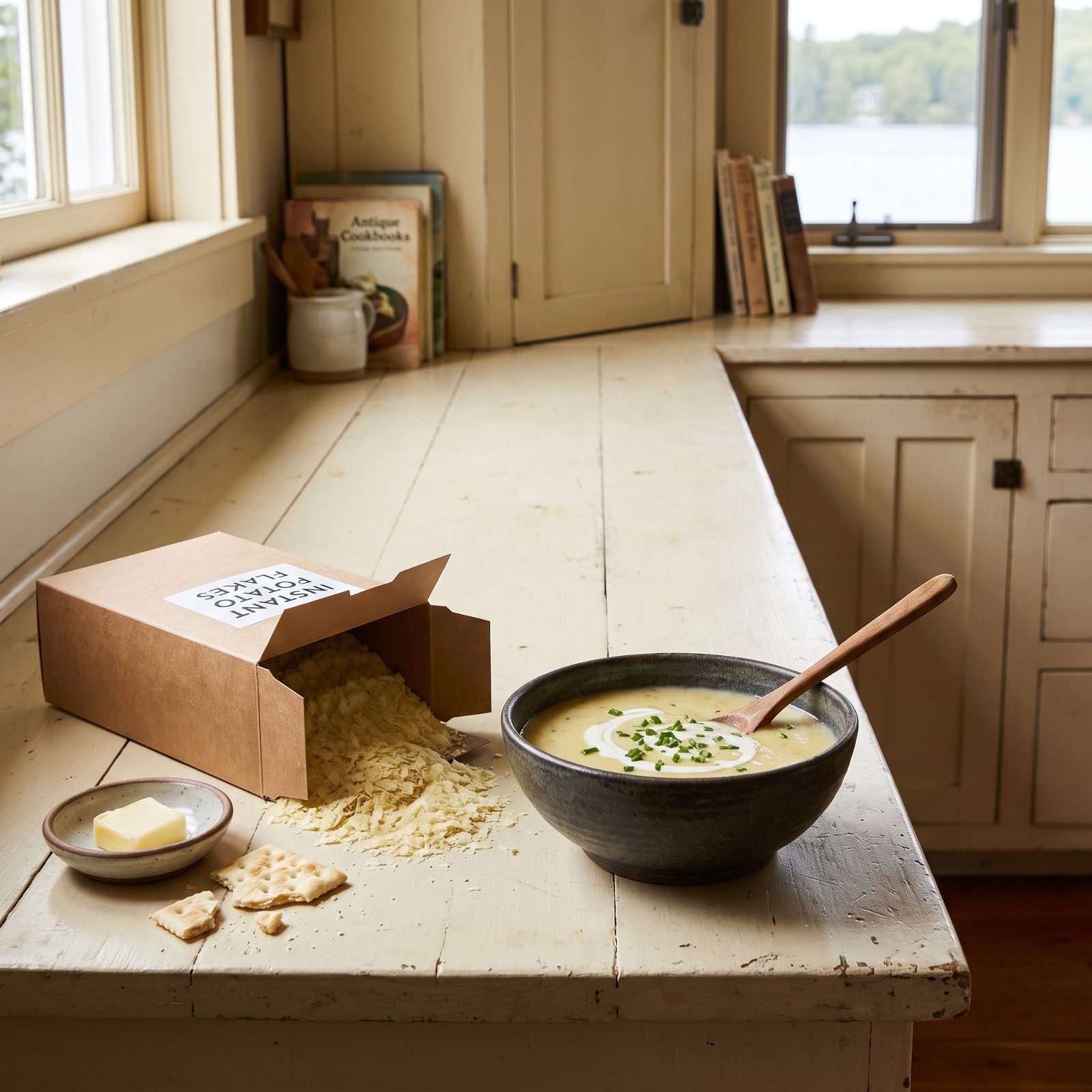 Potato Flakes for Thickening Soups and Binding Patties
