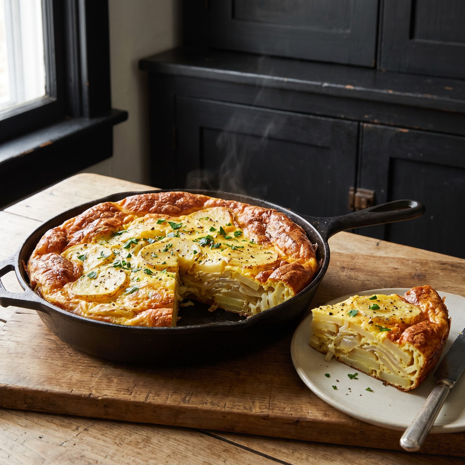 Potato and Onion Frittata