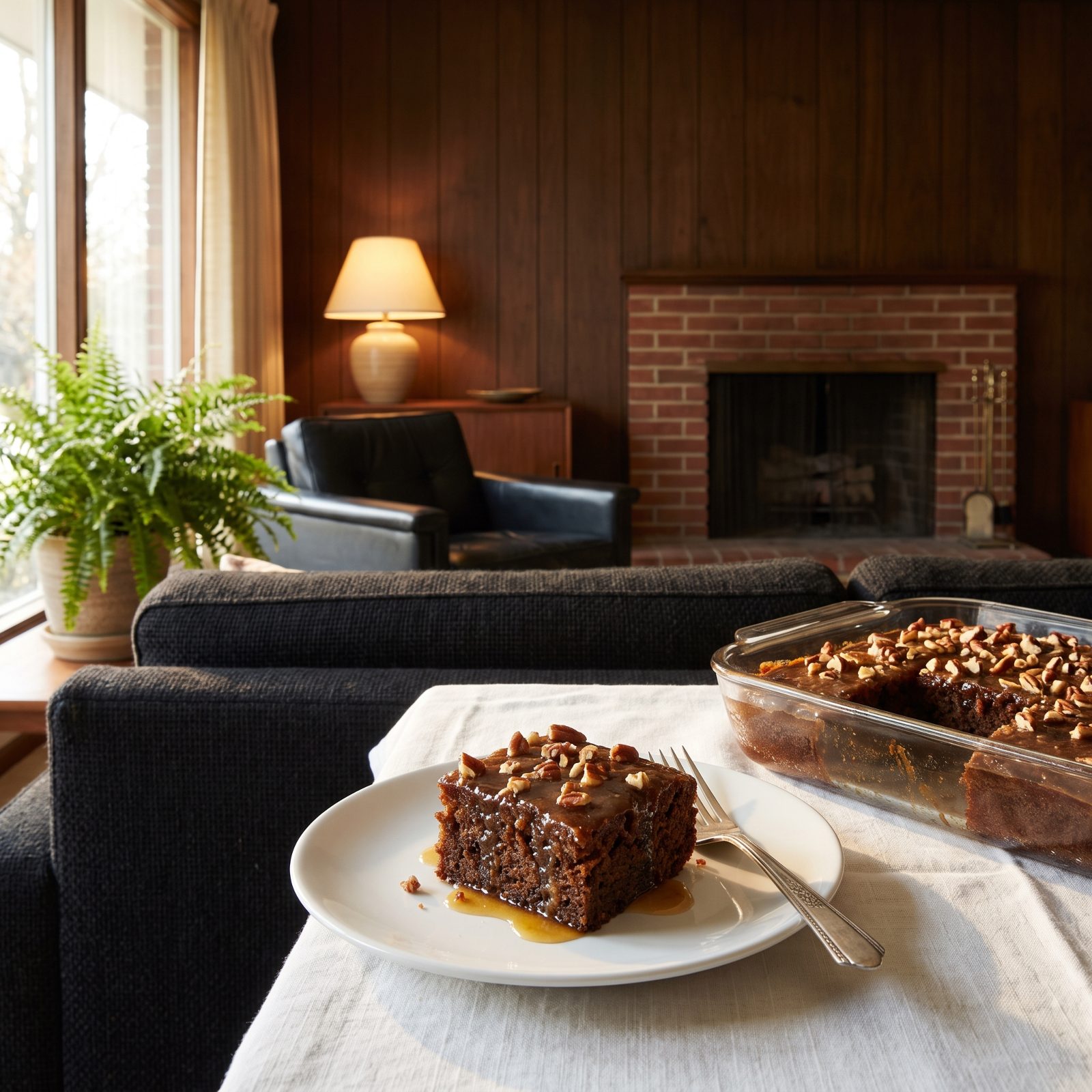 Prune Cake With Buttermilk Glaze