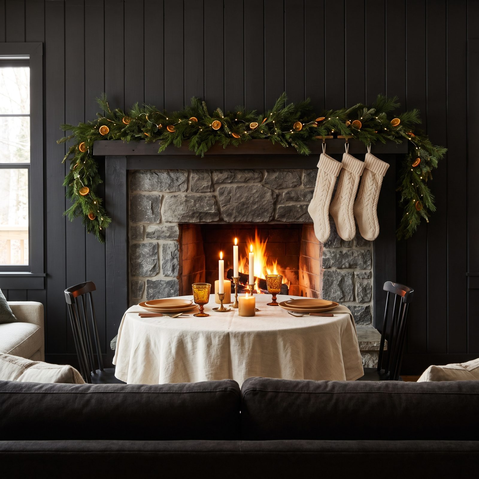 Pulling the Dinner Table Up to the Hearth