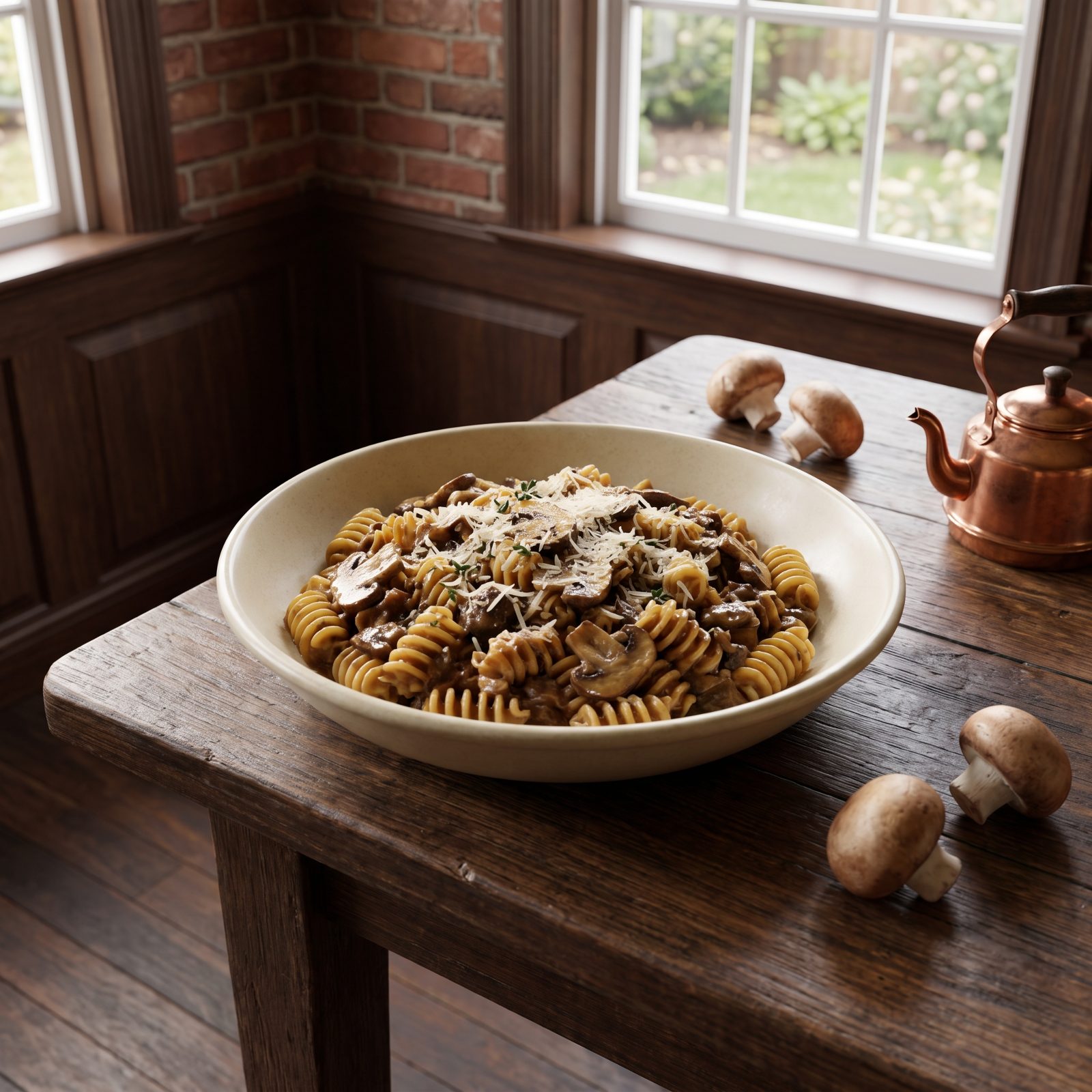 Radiatori With Mushroom Ragù