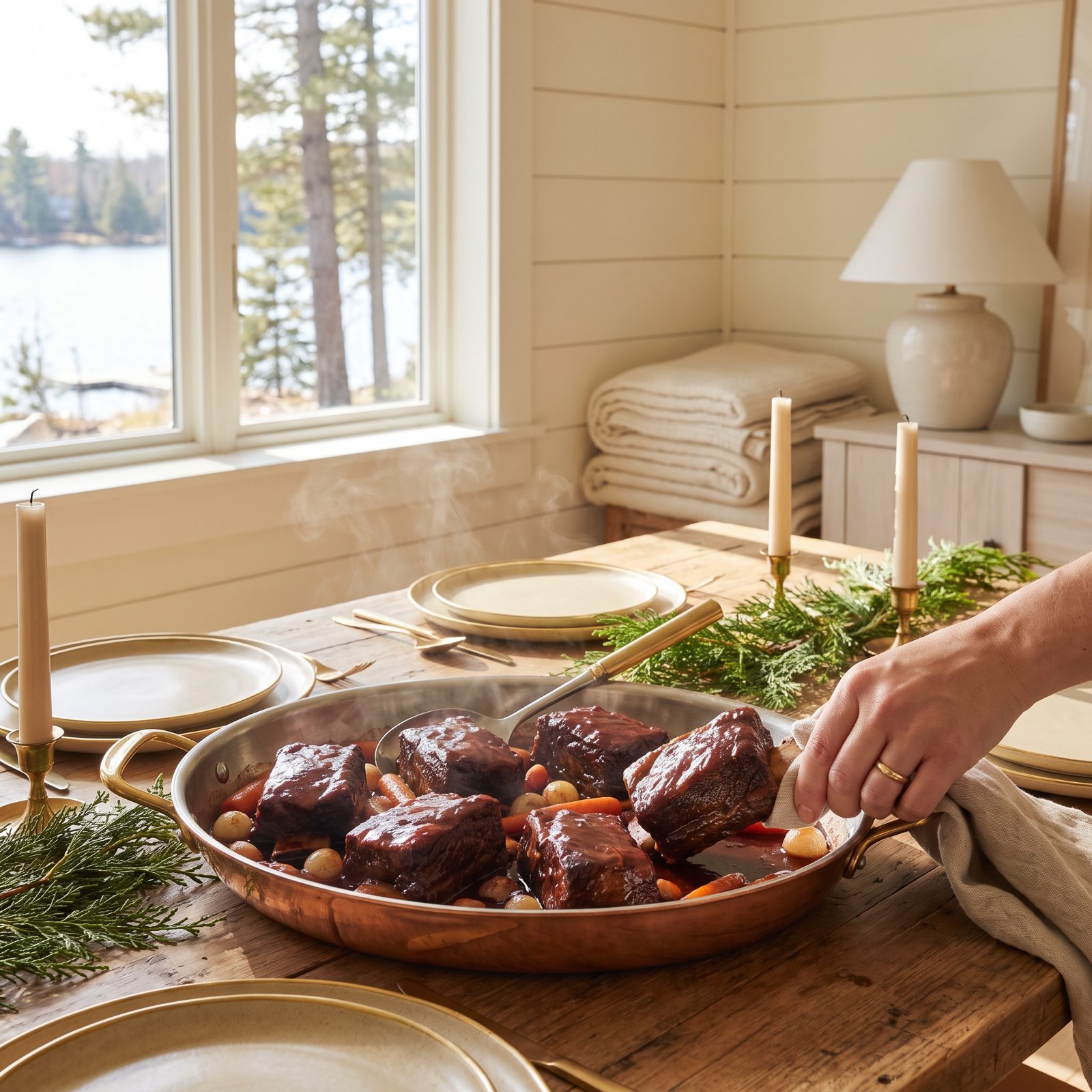 Red Wine, Braised Short Ribs, the Grown-Up Grab