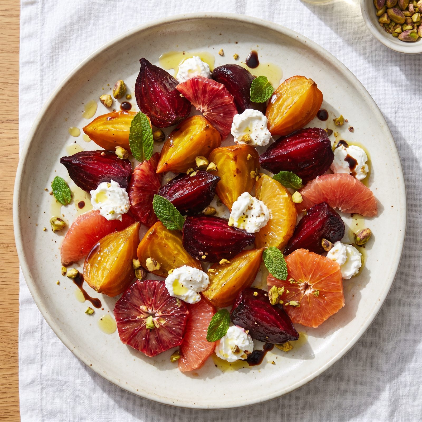 Roasted Beets With Goat Cheese and Citrus