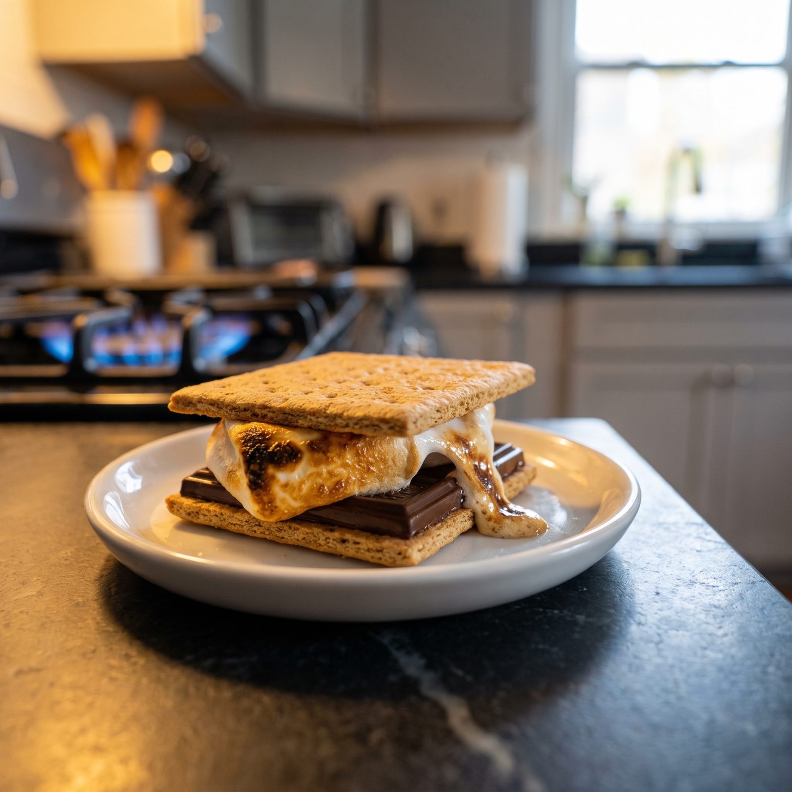 S'mores Made Over the Stove