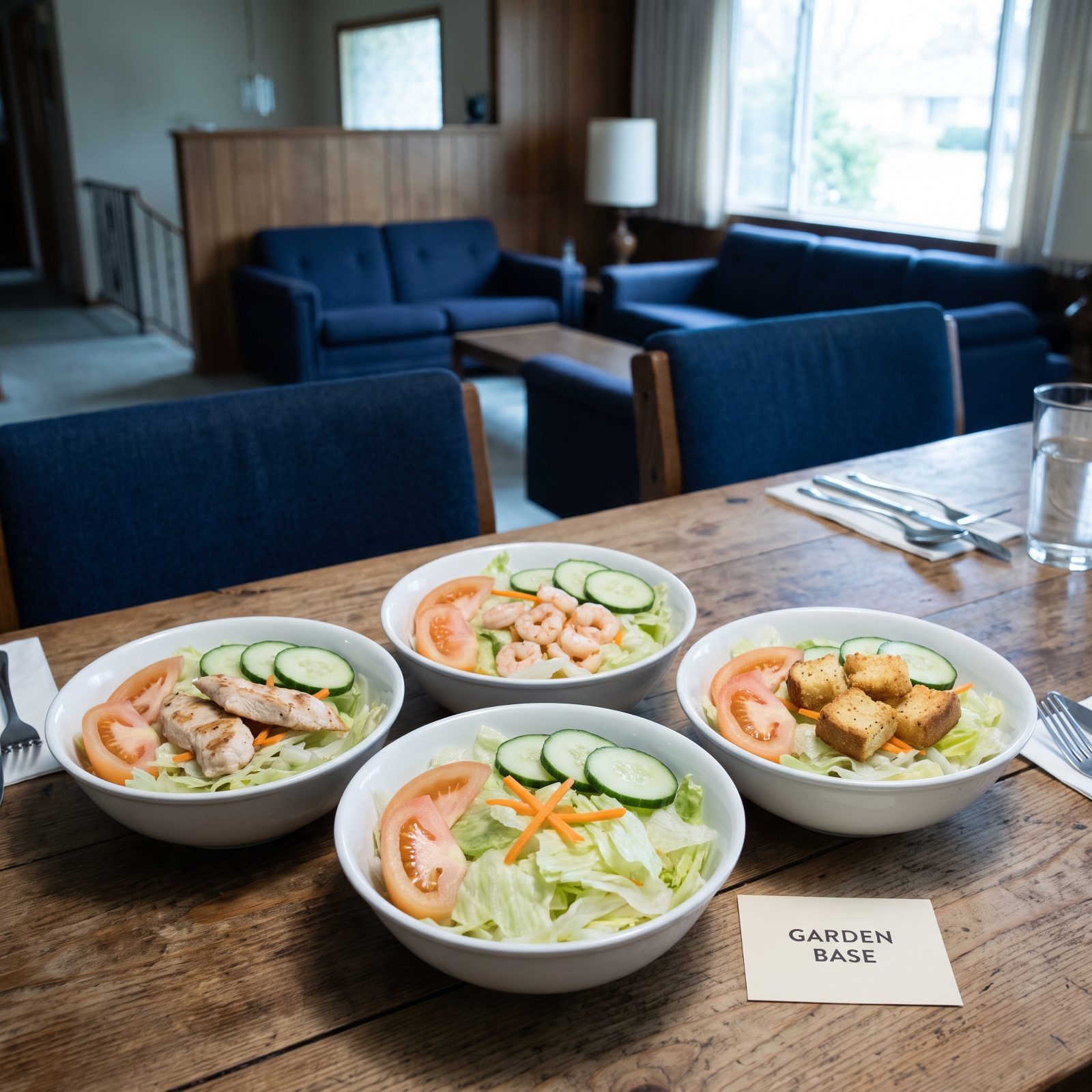 Every Salad Built on the Identical Iceberg-Tomato-Cucumber Floor