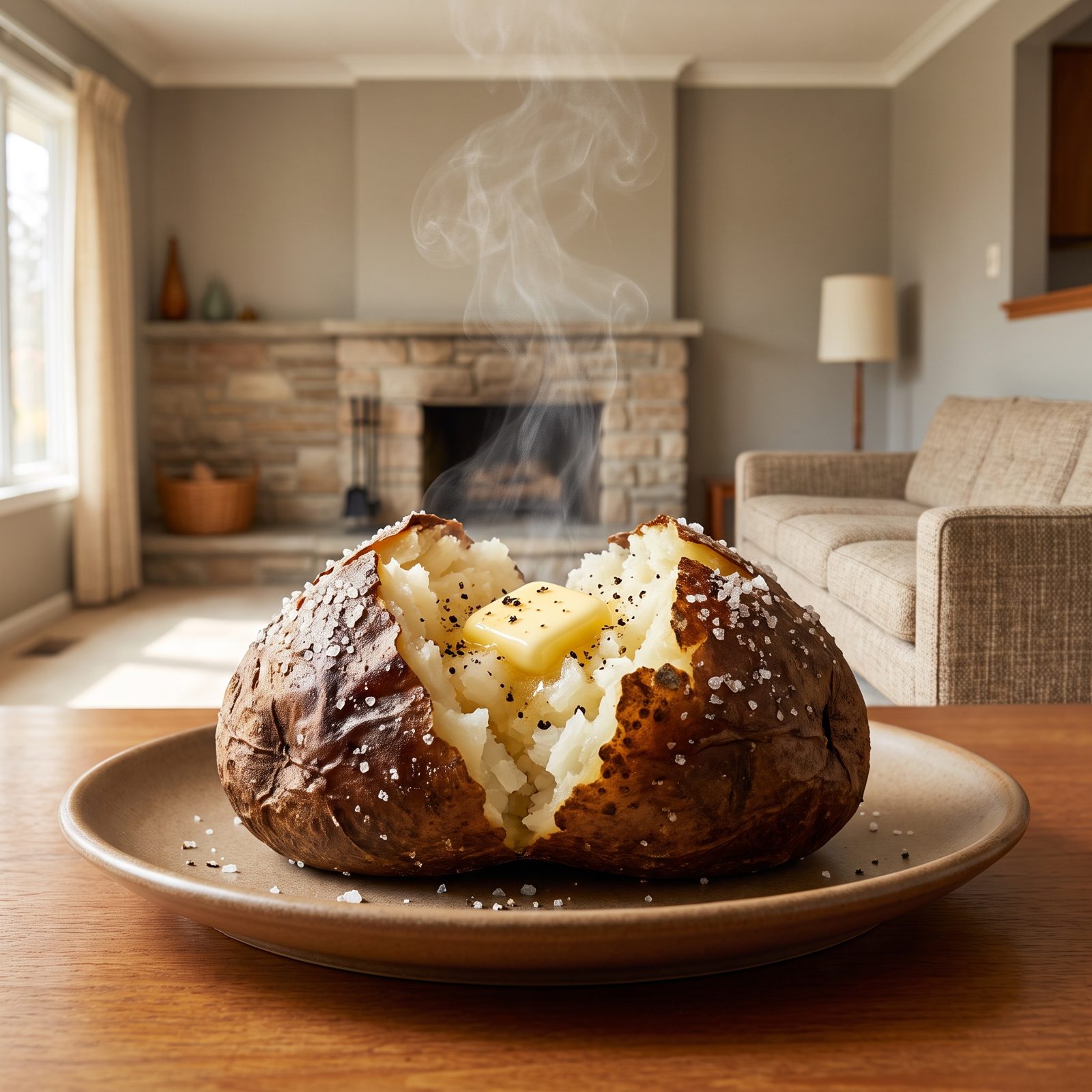 Salt-Crusted Baked Potatoes With Craggy Skin