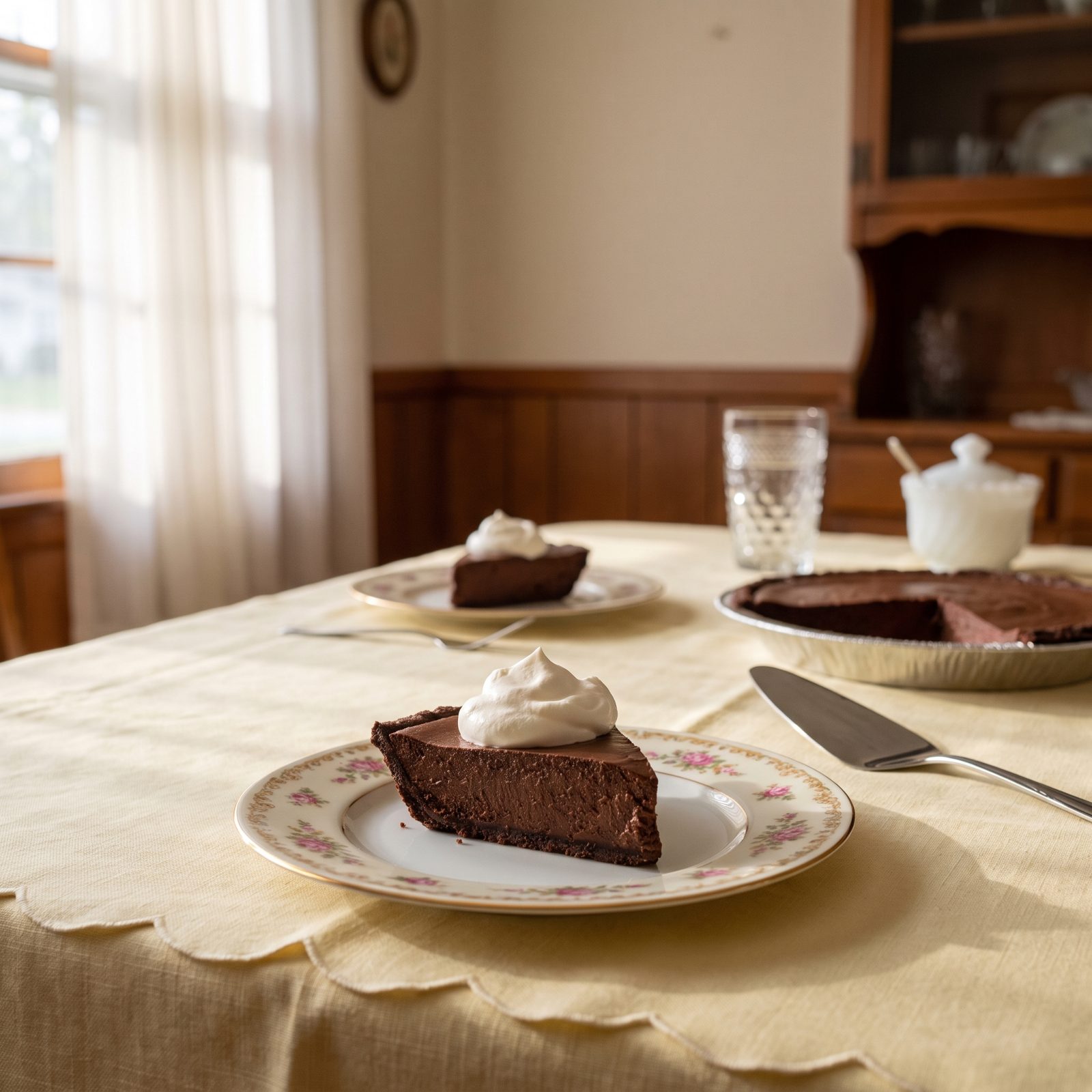 Saturday's Chocolate Icebox Pie, Set Overnight in the Fridge