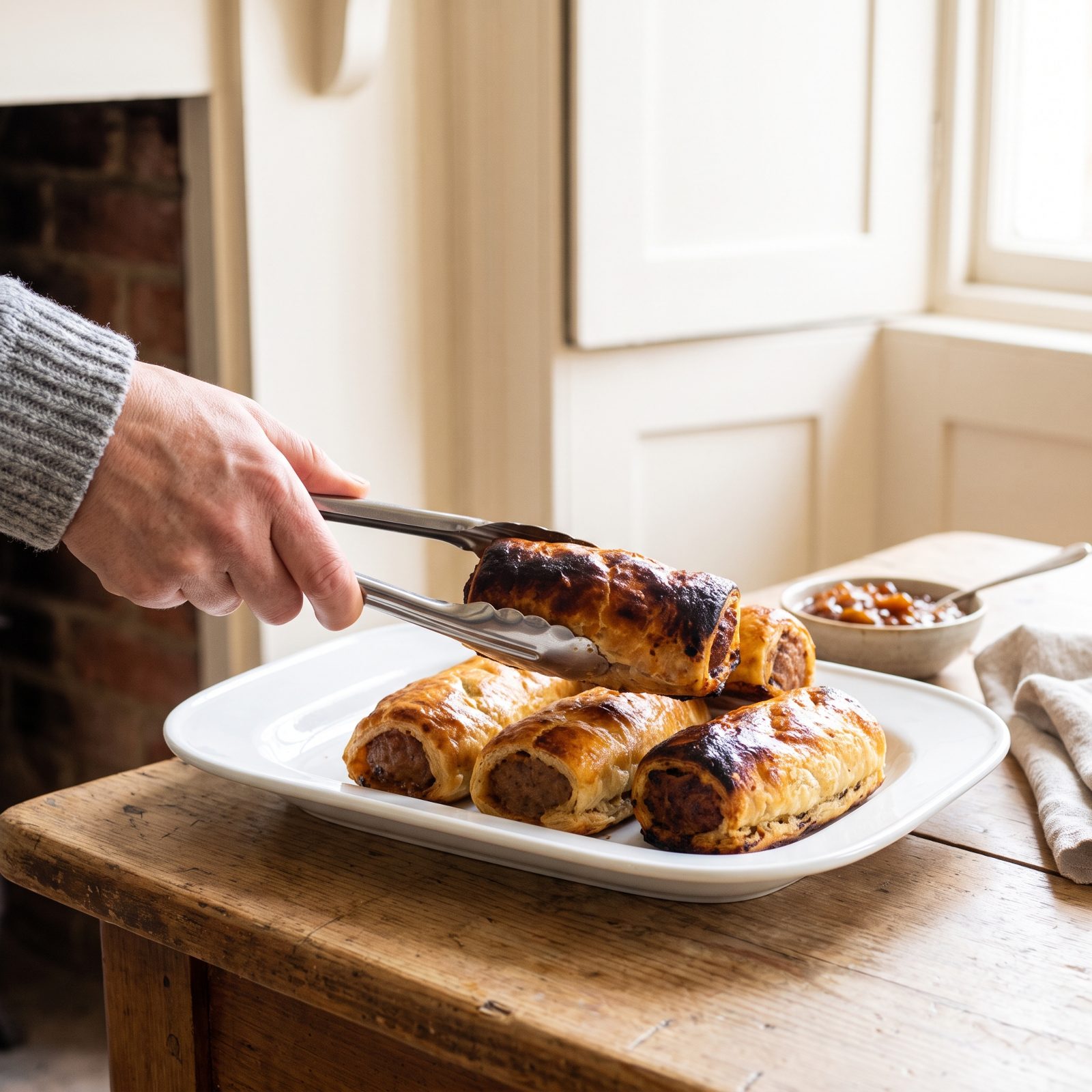 Sausage Rolls, the First Thing Off the Platter