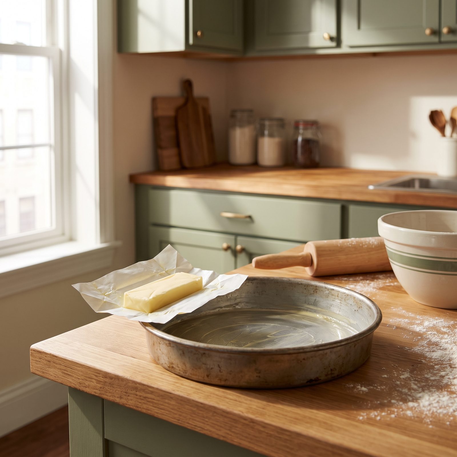 Saving Butter Wrappers to Grease Baking Pans