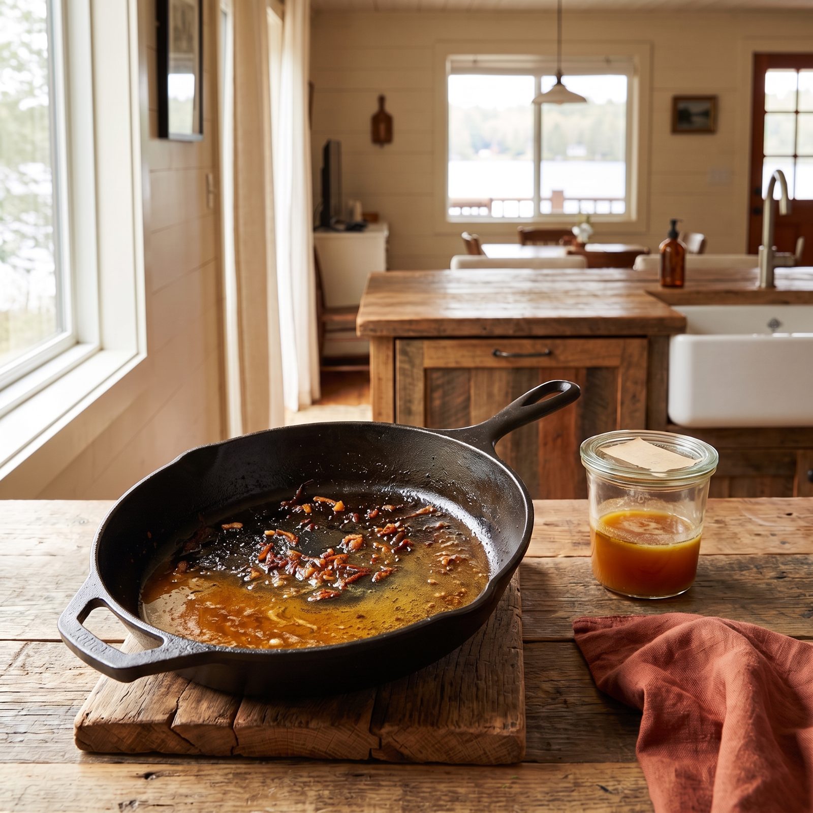 Saving Pan Drippings for Gravy