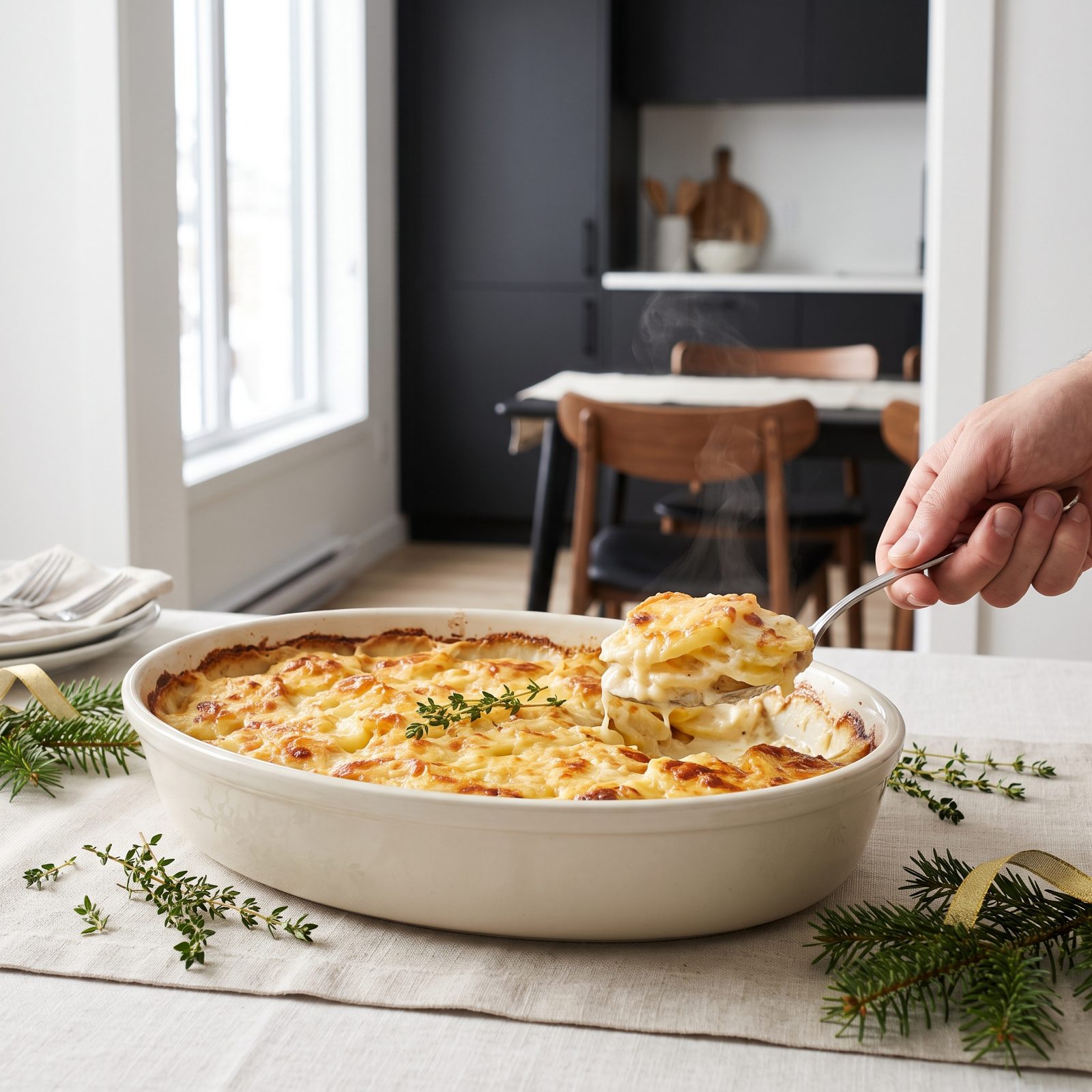 Scalloped Potatoes With Gruyère
