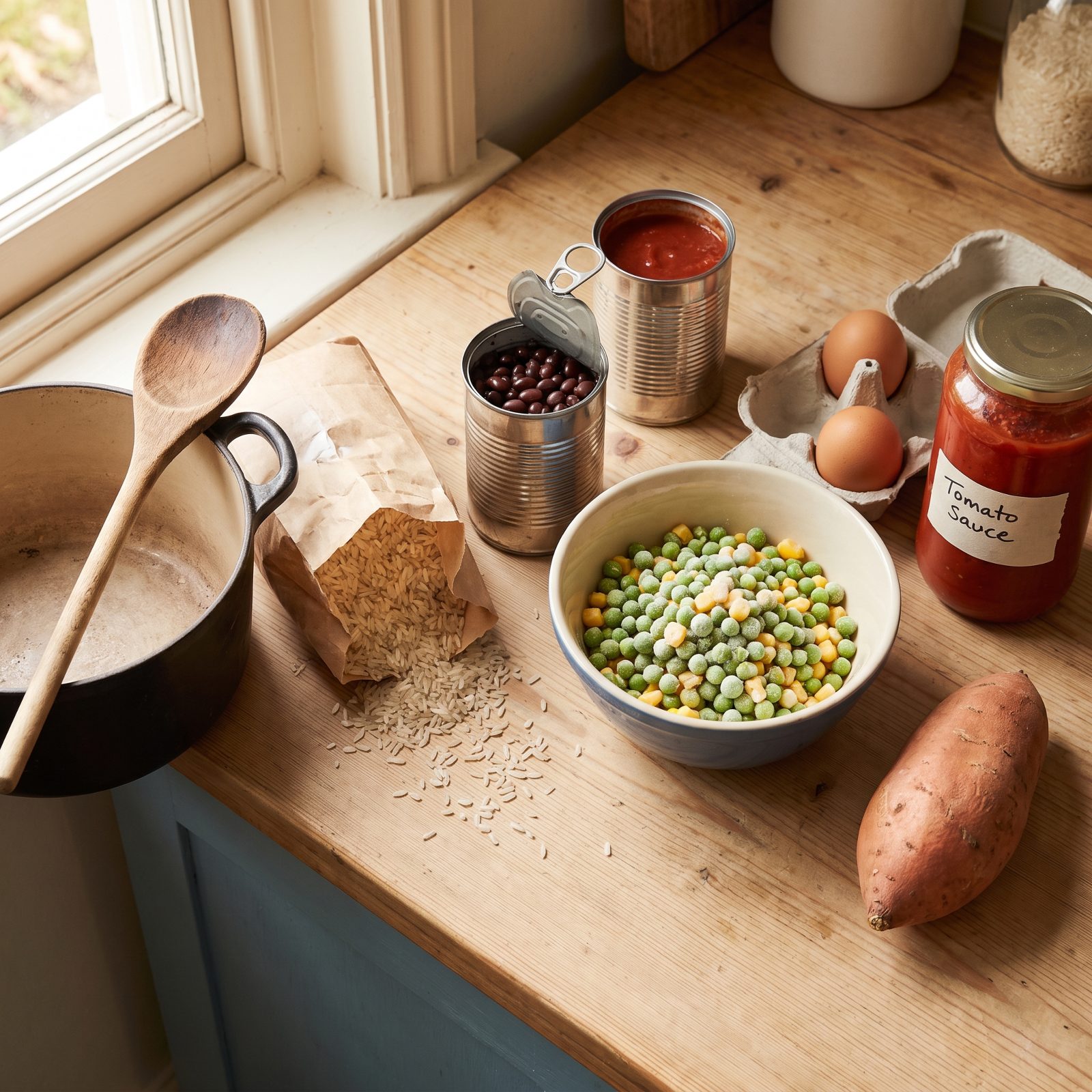 Schedule a Monthly Pantry-Challenge Week