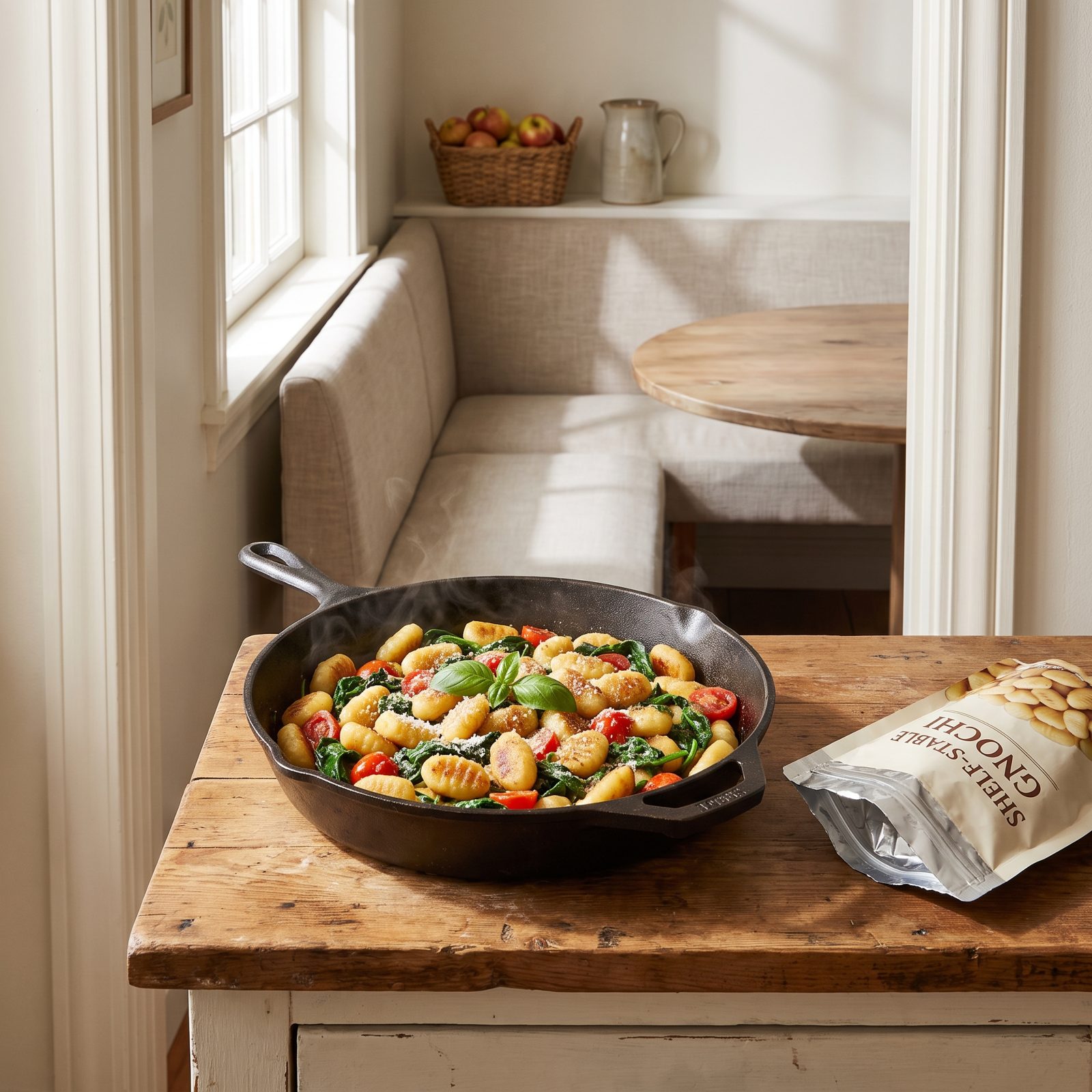 Shelf-Stable Gnocchi for Emergency Skillet Dinners