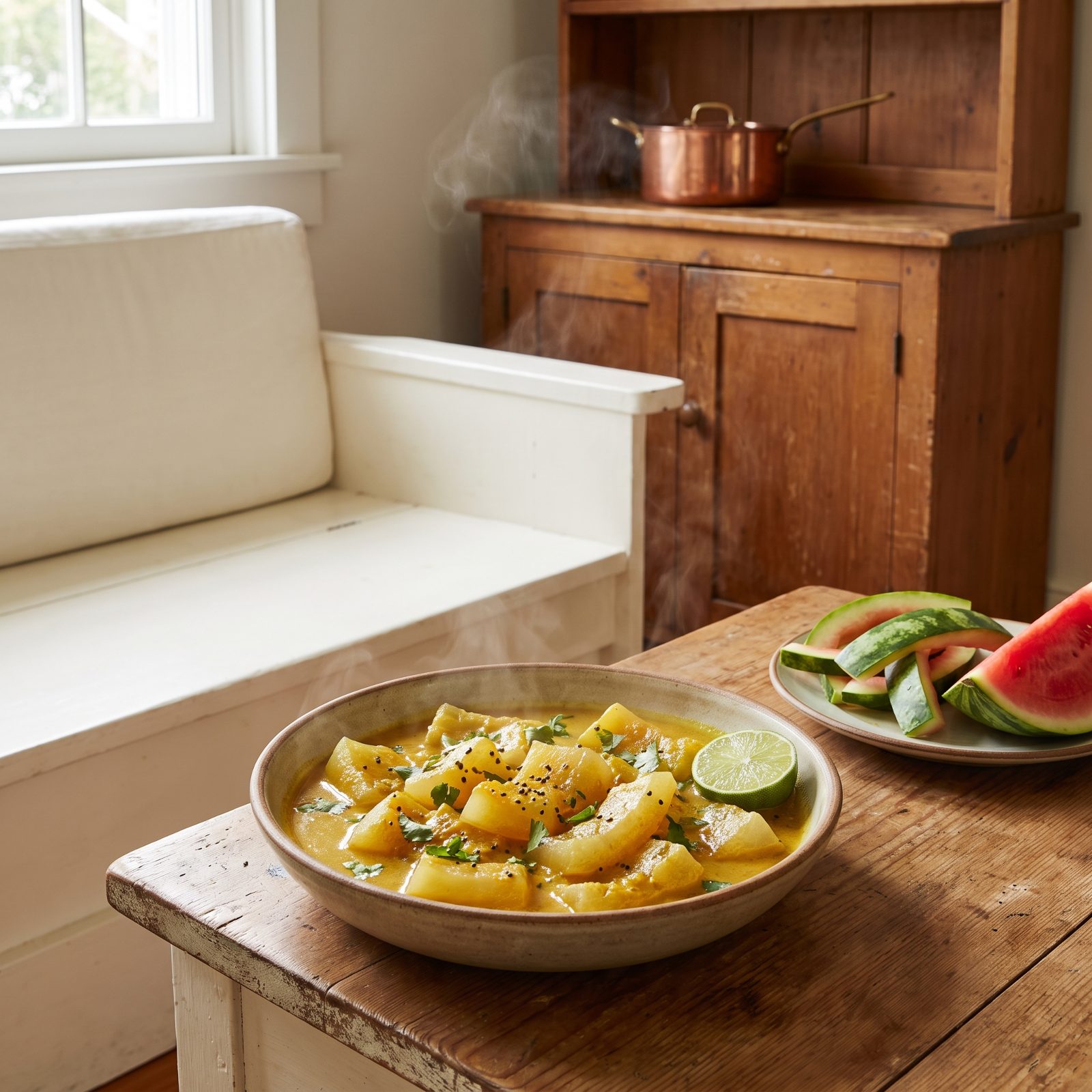 Simmer Watermelon Rind in a Savory Curry