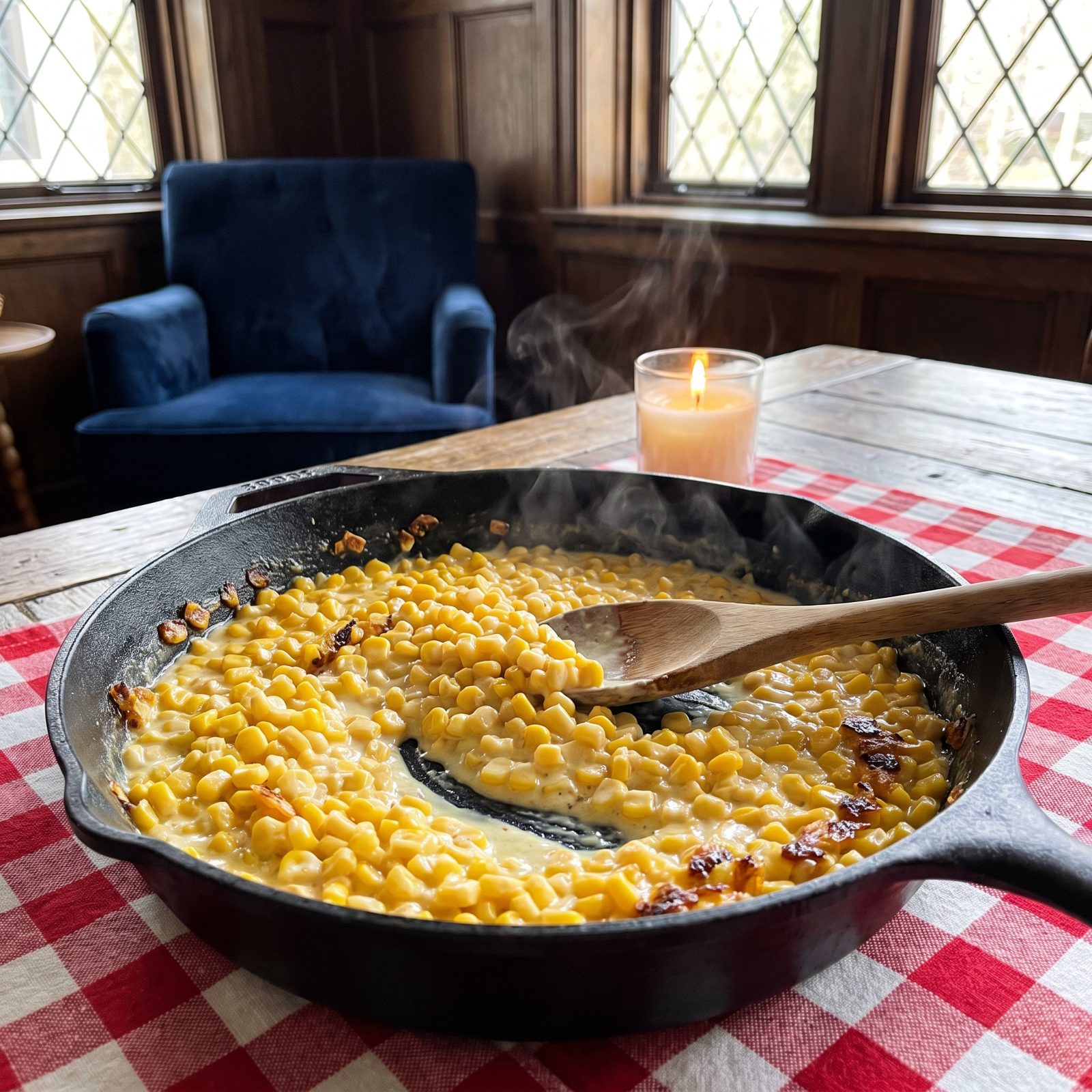 A Skillet of Creamed Corn