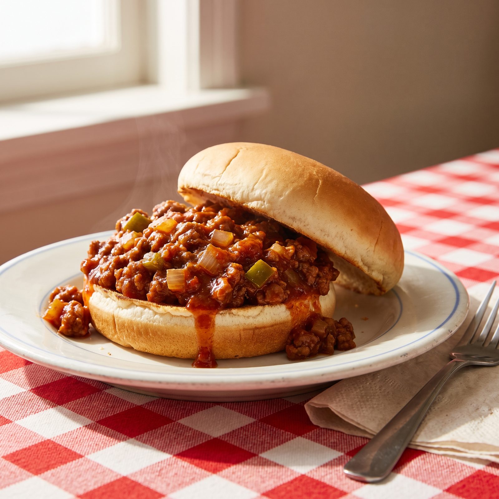 Sloppy Joe on a Soft Bun