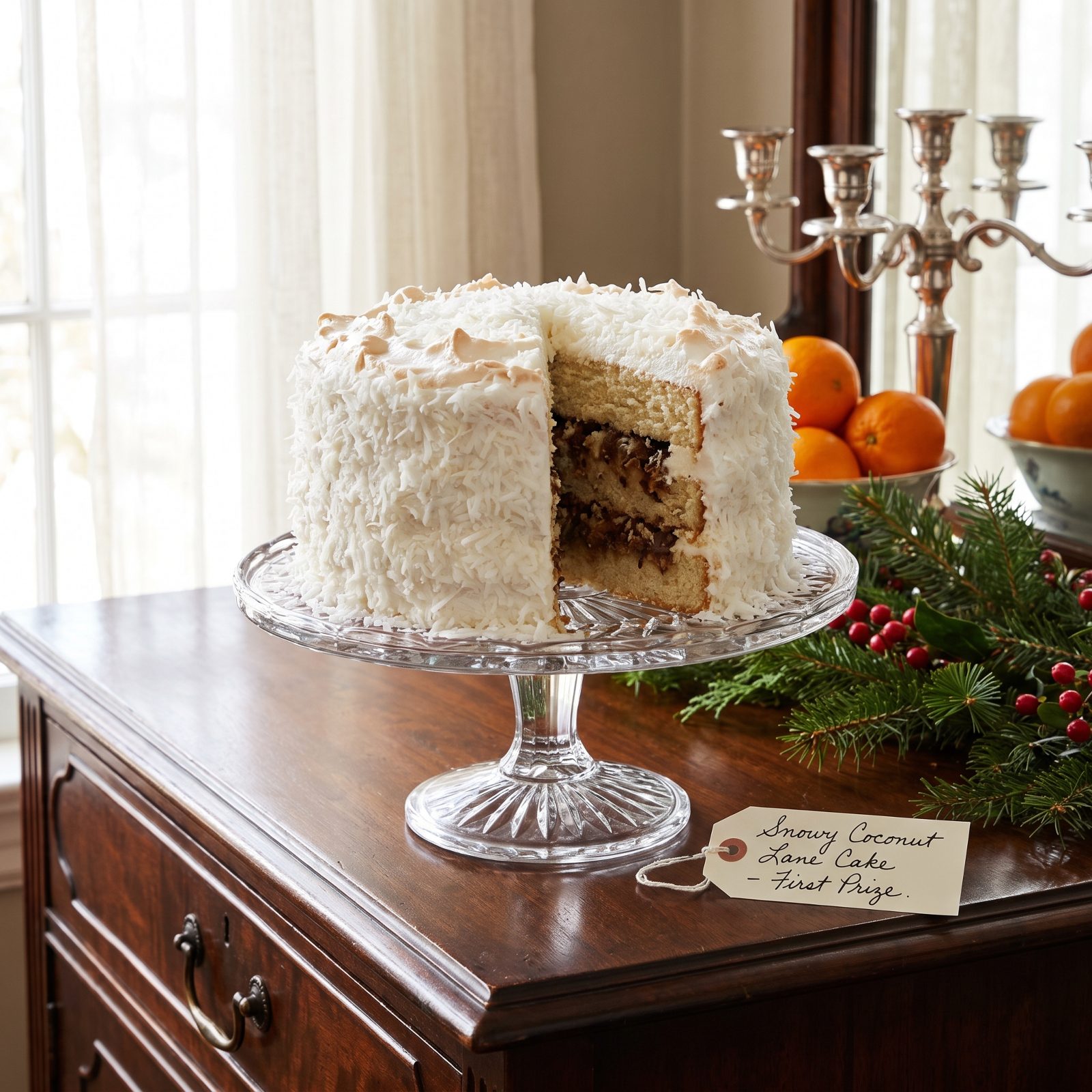The Snowy Coconut Lane Cake That Ruled the Southern Christmas Sideboard
