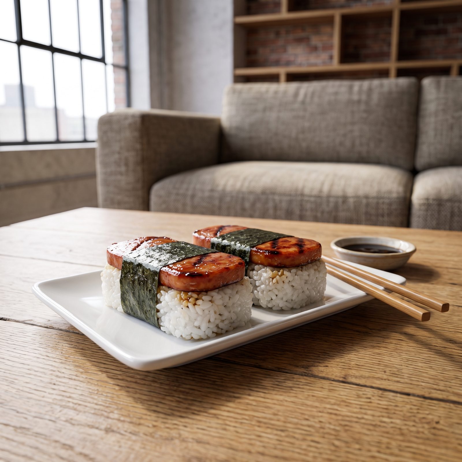 Spam Musubi With Sweet-Savory Glaze