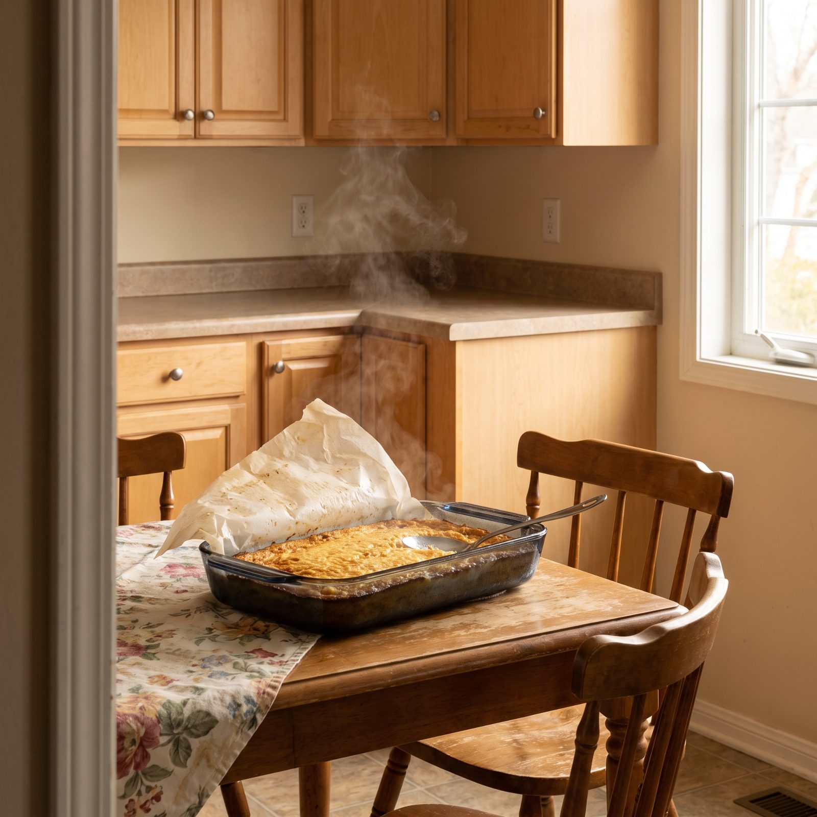 Steam a Dry Casserole Beneath Damp Parchment