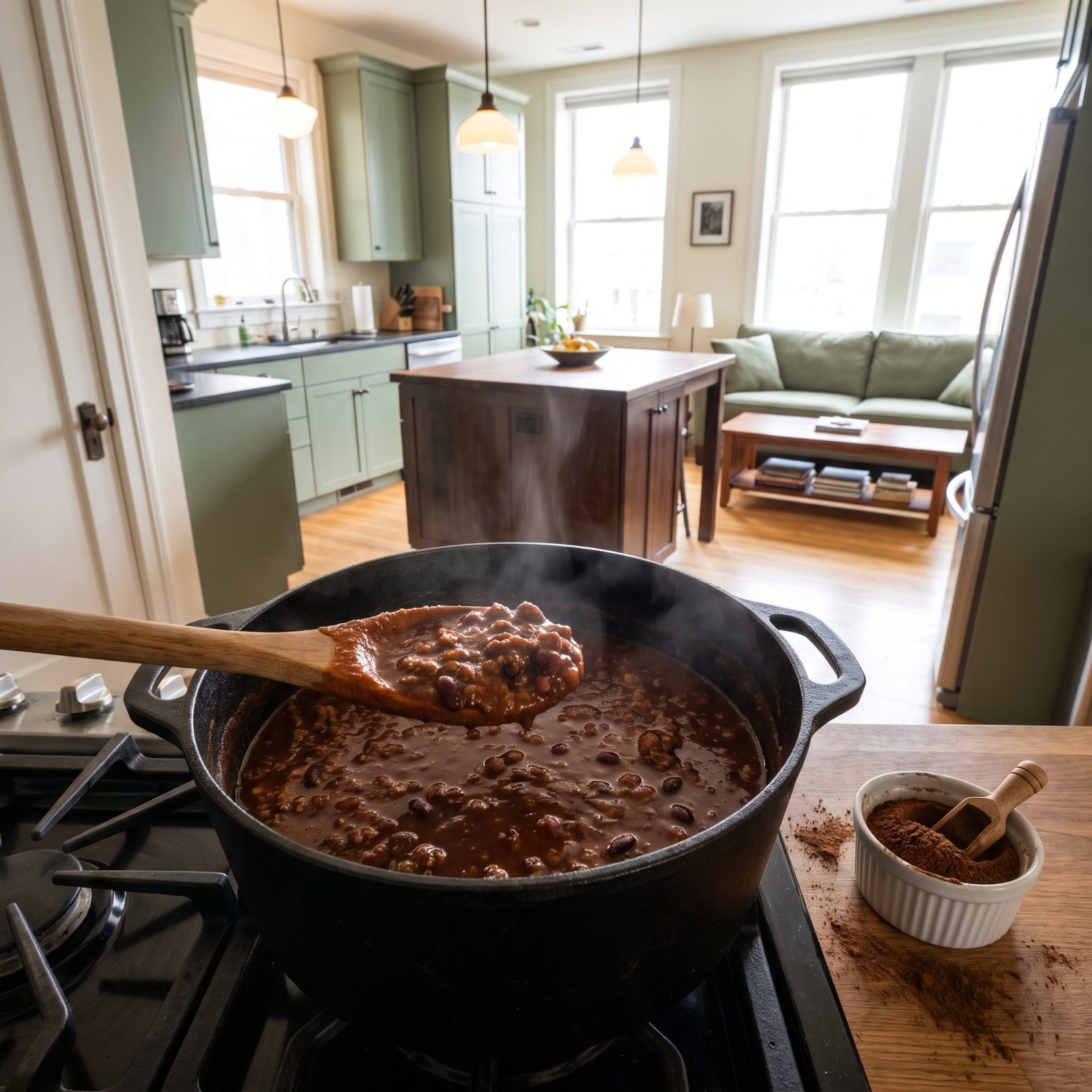Stir Unsweetened Cocoa Into Chili to Deepen Its Flavor